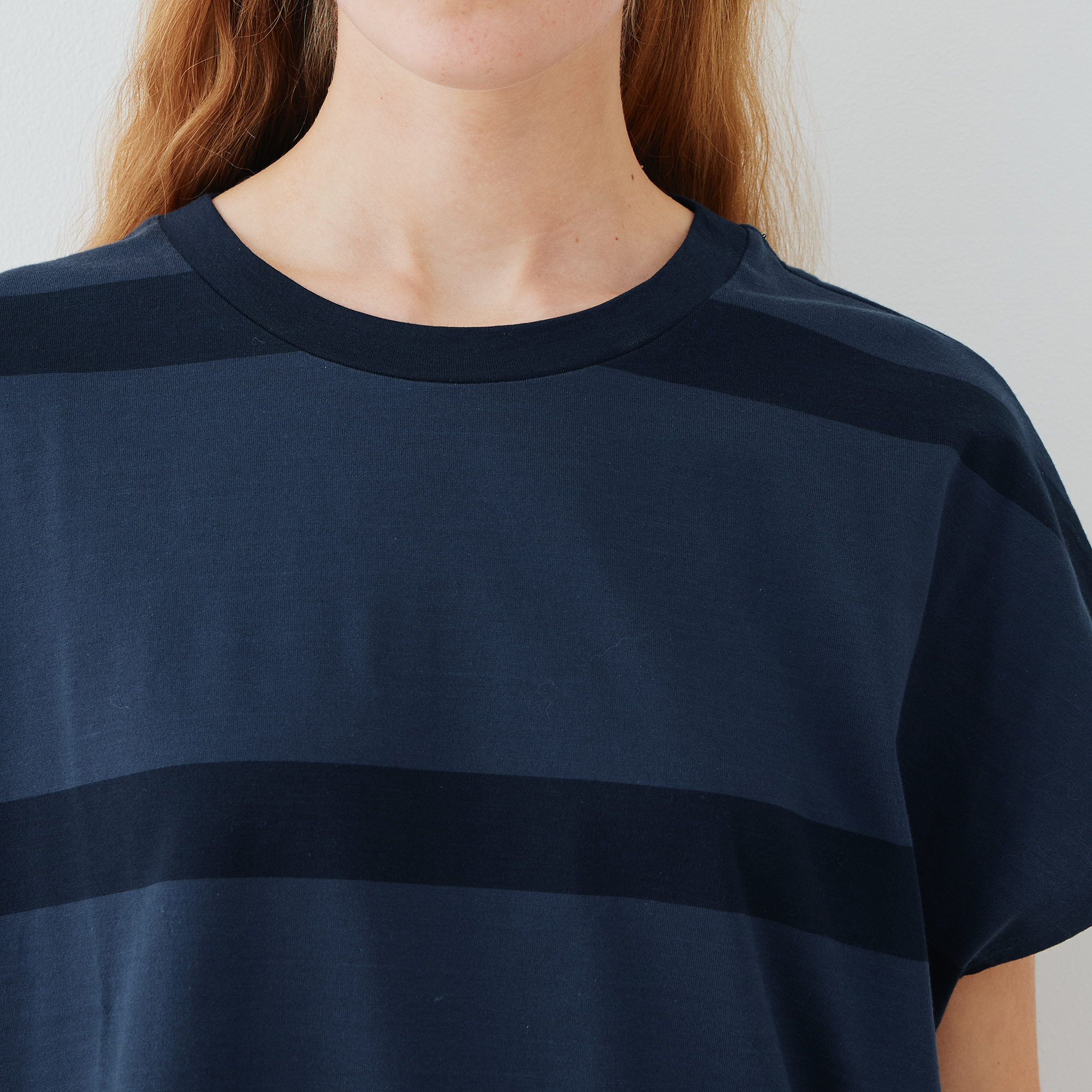 ファインコットン ワイドクルーネックプルオーバー｜トゥモローランド