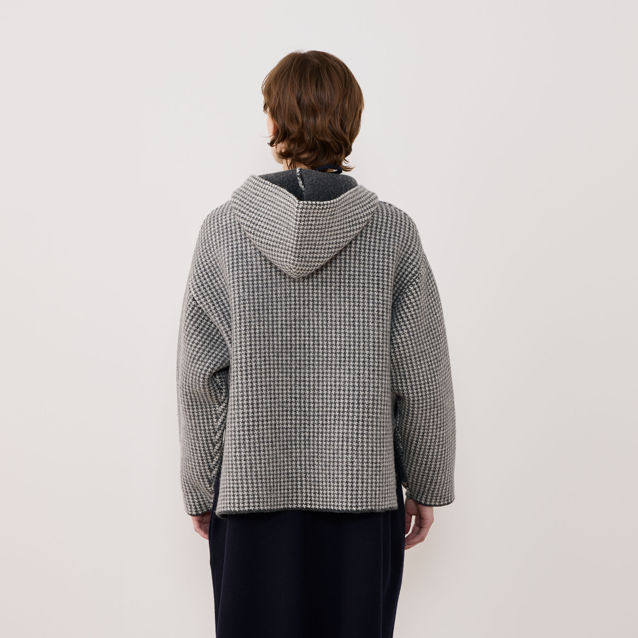 オーストラリアンラムズウールダブルフェイス ジップアップブルゾン