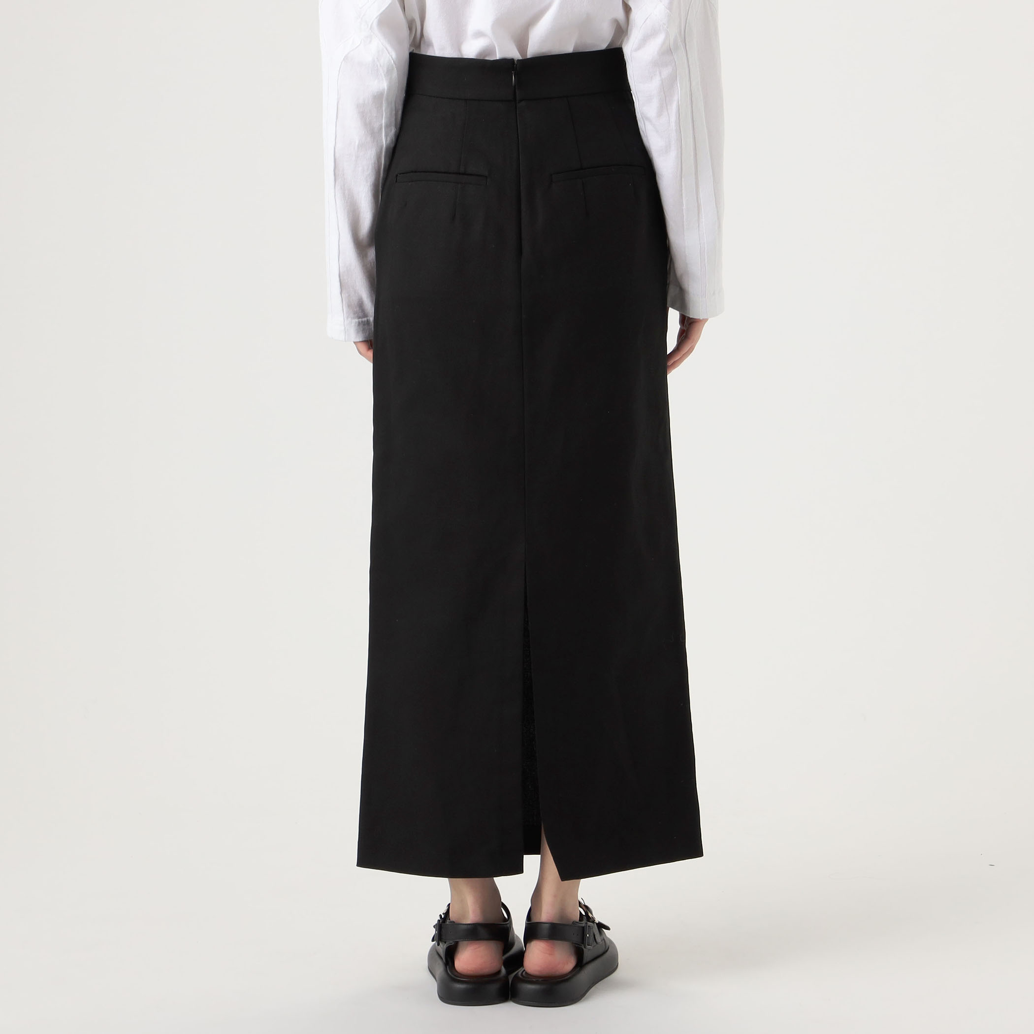 Mame Kurogouchi Cotton Linen Twill Skirt タイトスカート