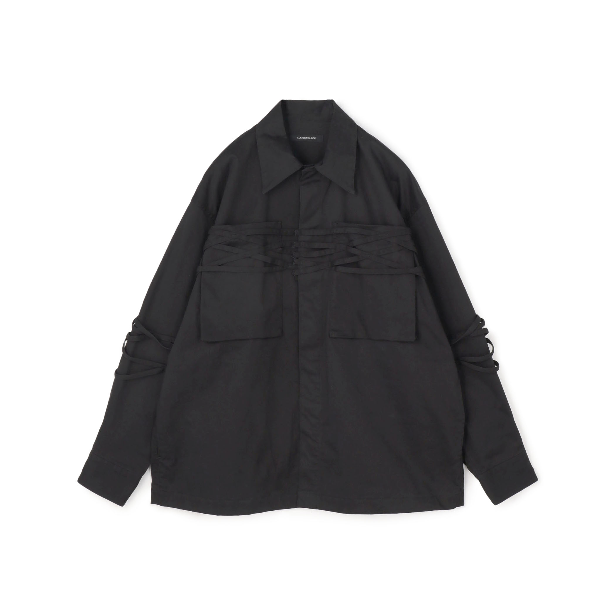 ALMOSTBLACK WOVEN IVY TAPE MILITARY JACKET｜トゥモローランド 公式通販