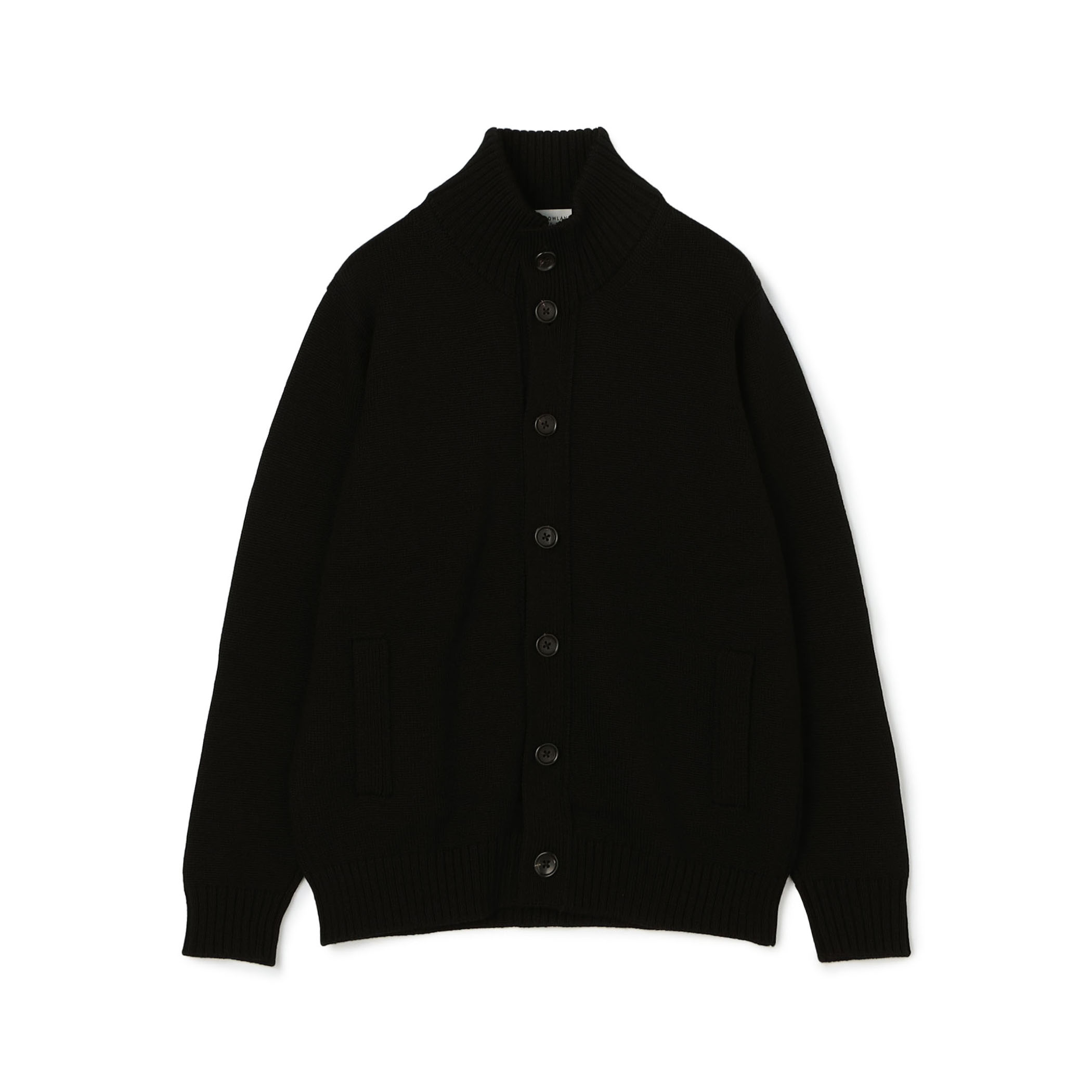 TOMORROWLAND tricot ウール スタンドカラーニットカーディガン