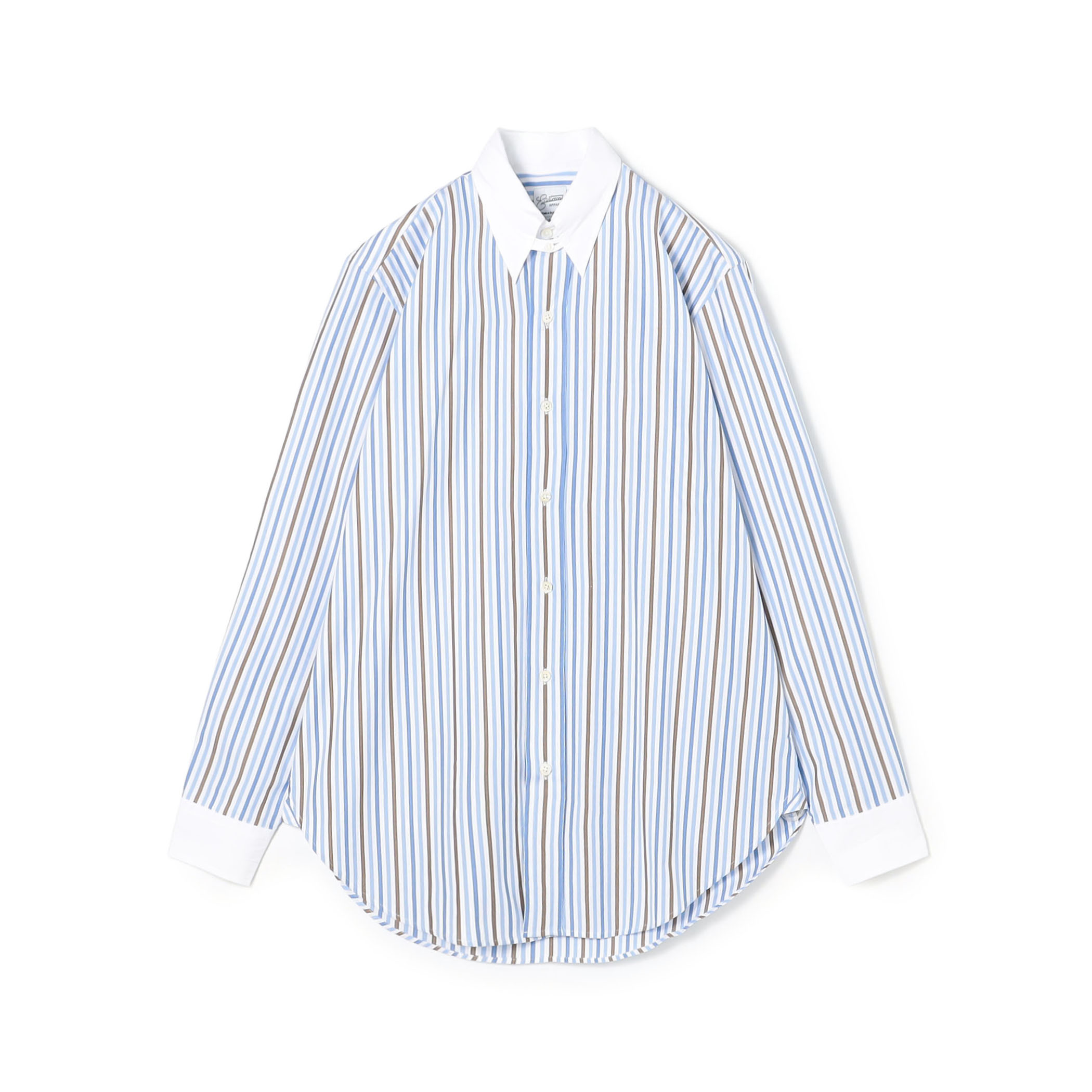 EASTMOND APPAREL コットン タブカラー ロングスリーブクレリックシャツ