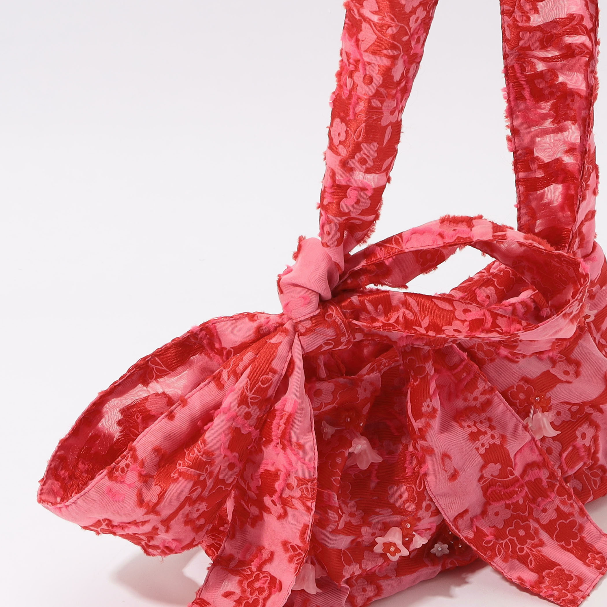 CECILIE BAHNSEN BEADS BAG2 フラワービーズ リボンバッグ