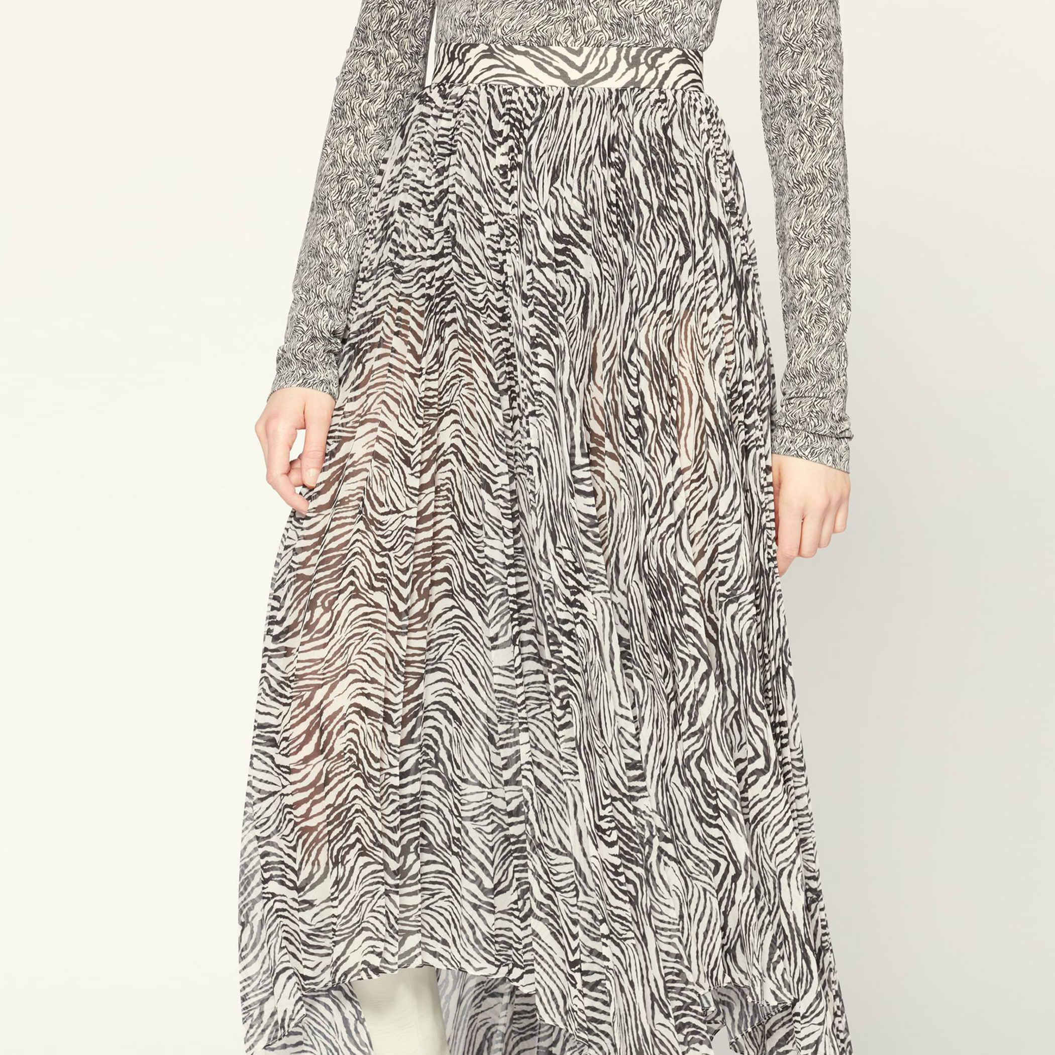 【Isabel Marant】 Tullyaleopard-プリントシルクブレンドトップ ISABEL MARANT シルククレポン タンクトップ フローラルプリント