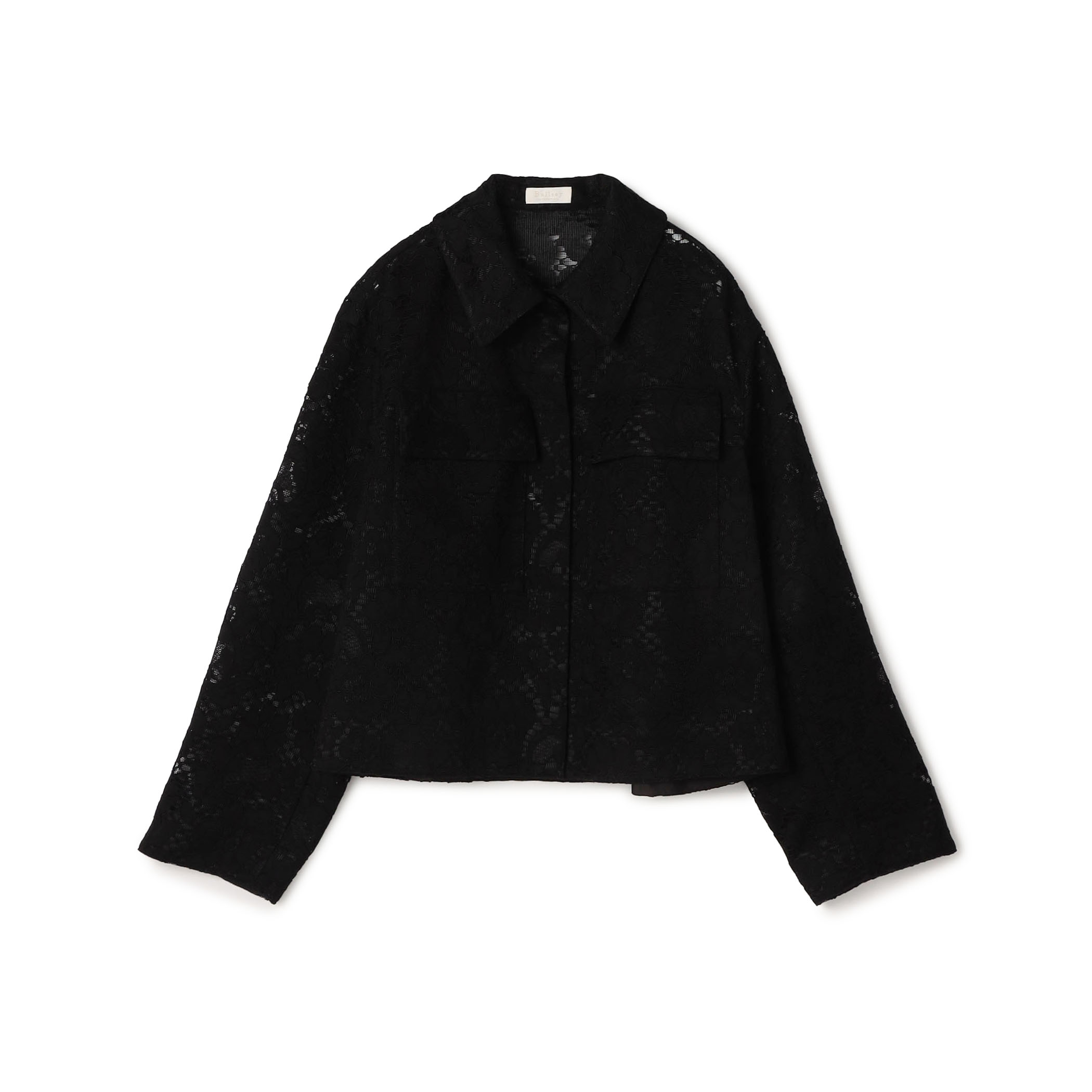 【WEB先行予約】フラワーコードレース ステンカラーブルゾン