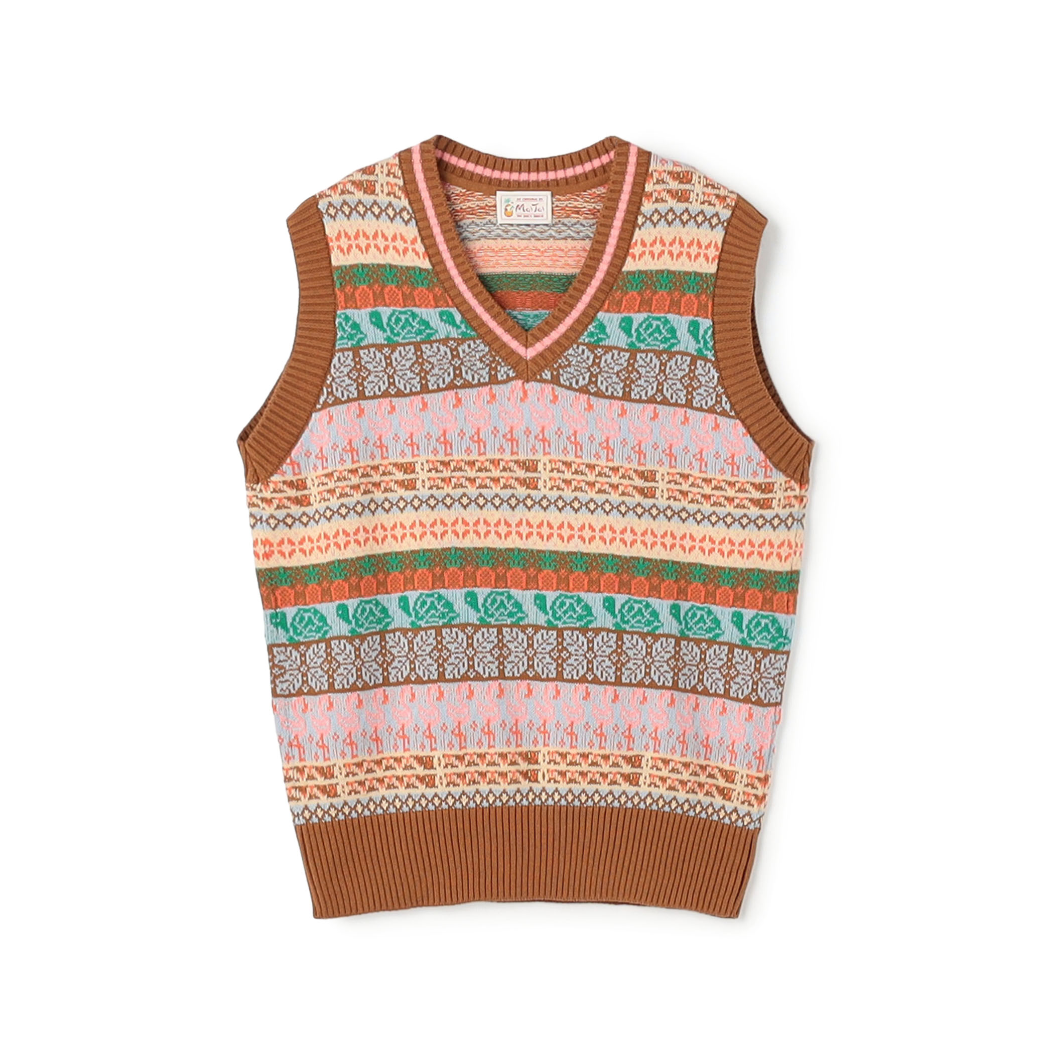 Mai Tai コットンジャガード ニットベスト
