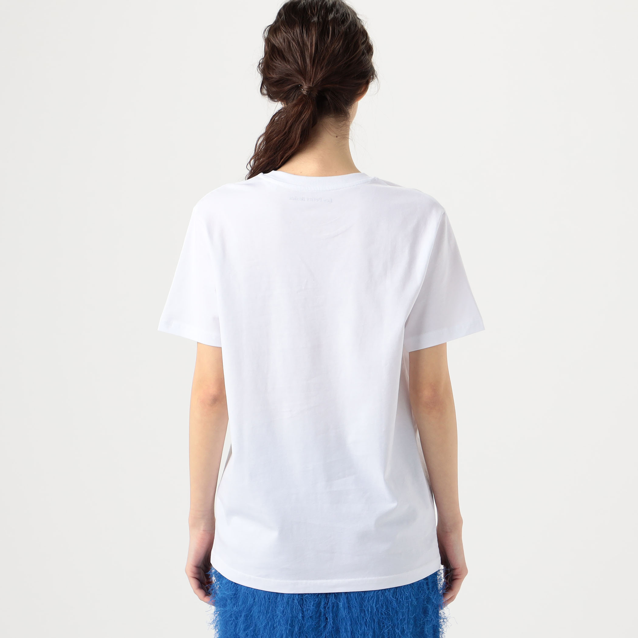 Les Petits Basics a la plage コットン プリントTシャツ