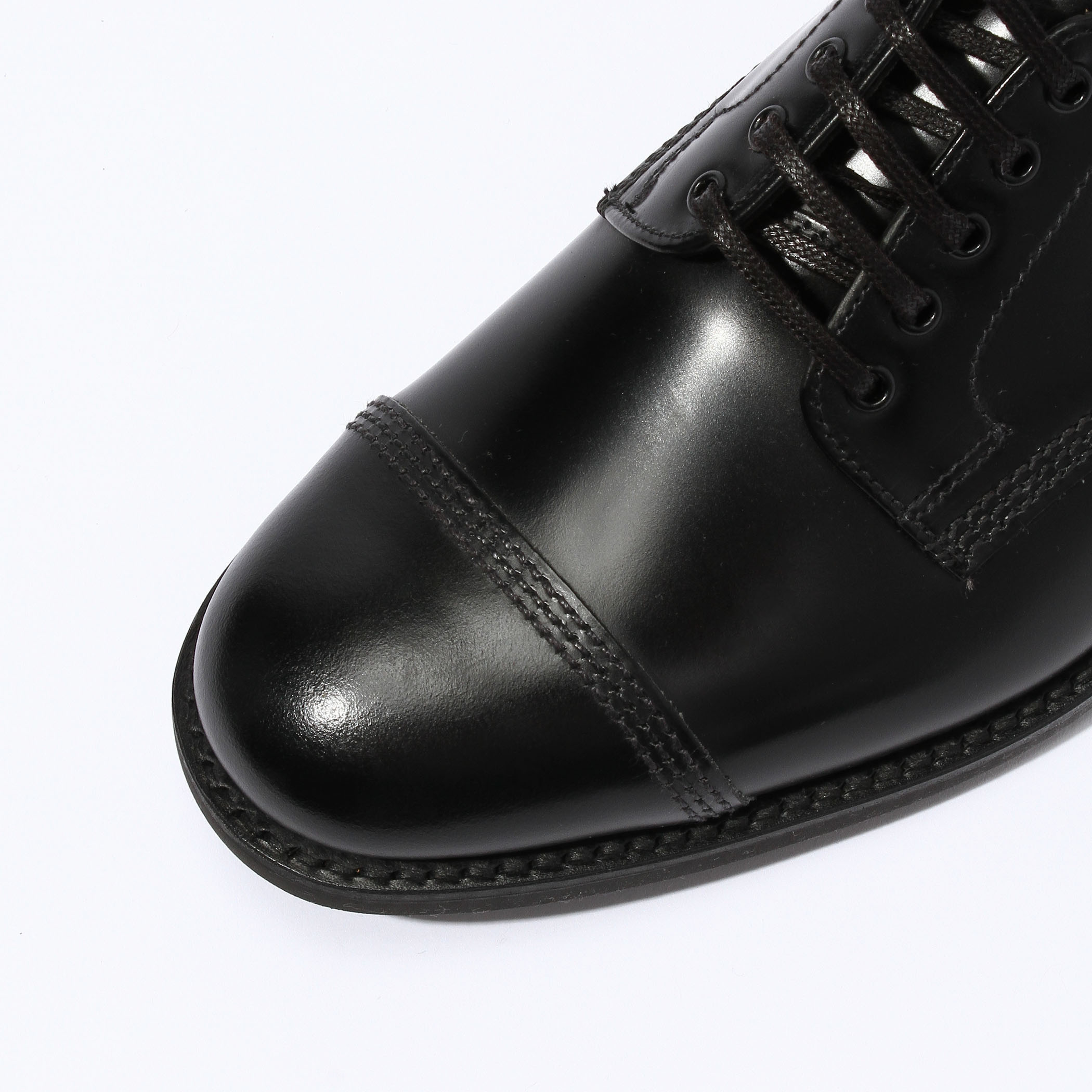 SANDERS ポリッシュドレザー キャップトゥシューズ｜トゥモローランド