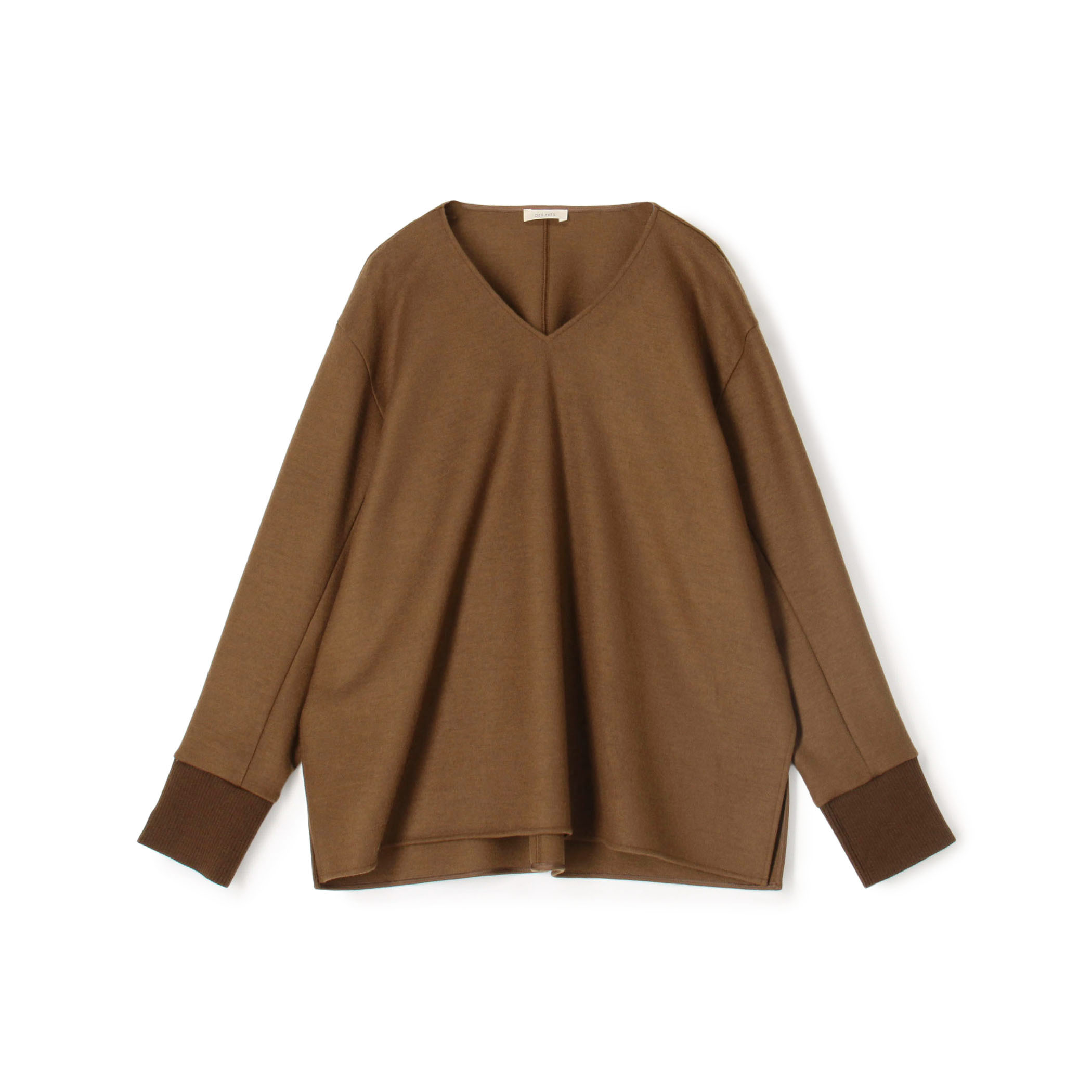 【WEB先行予約】ニットコンビネーション Vネックプルオーバー