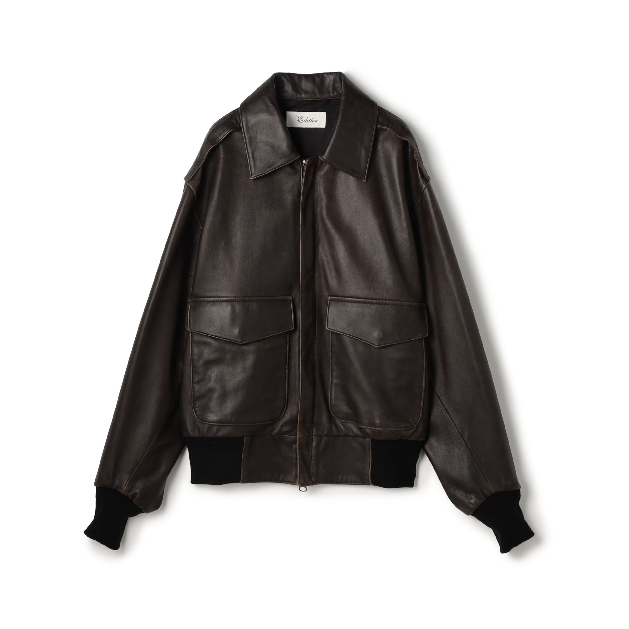 クラッシュレザー A-2ジャケット｜トゥモローランド 公式通販