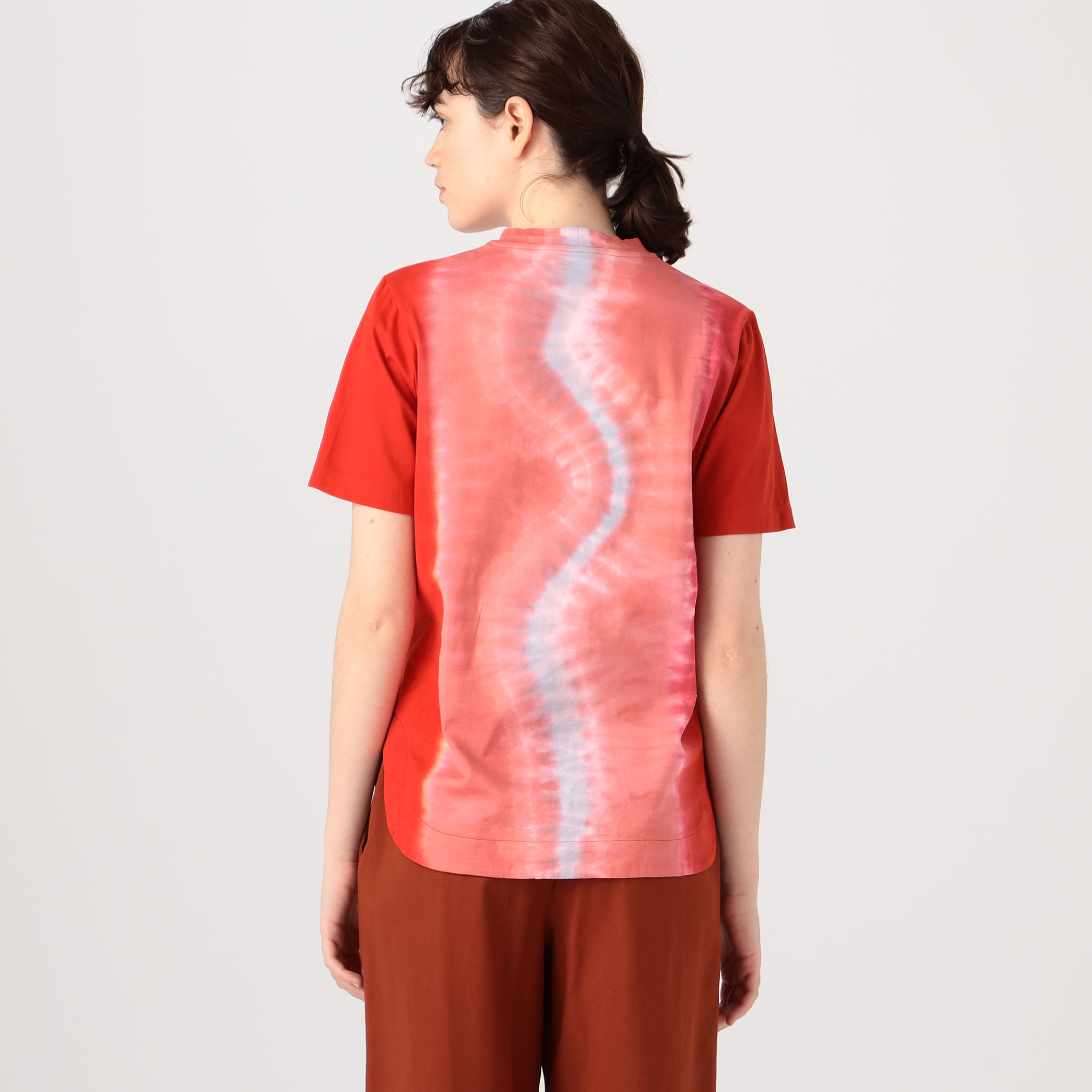 Mame Kurogouchi Shibori Tie-Dyed Cotton Jersey T-Shirt Tシャツ 