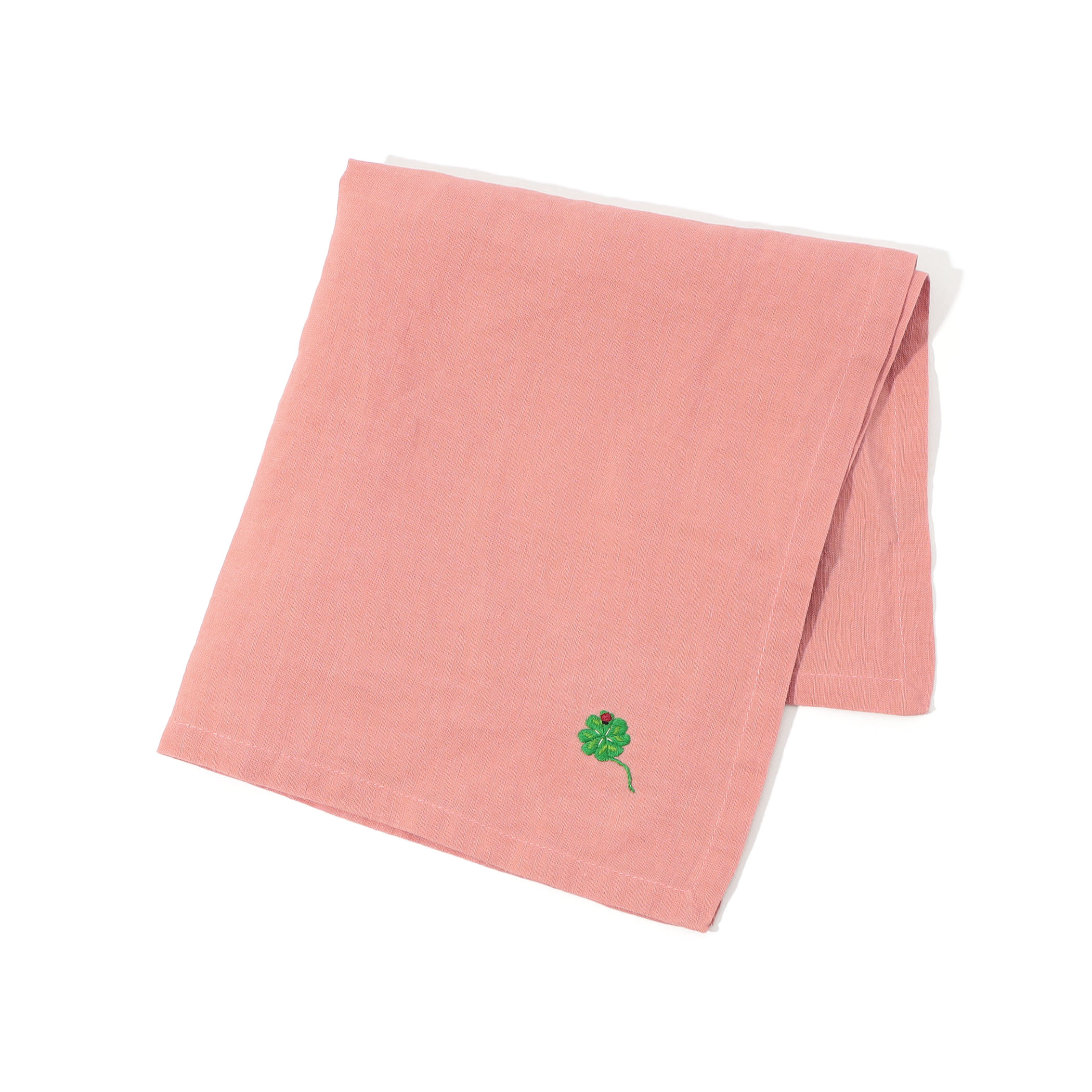 エンブロイダリー プレーンリネン ナプキン（45cm X 45cm）