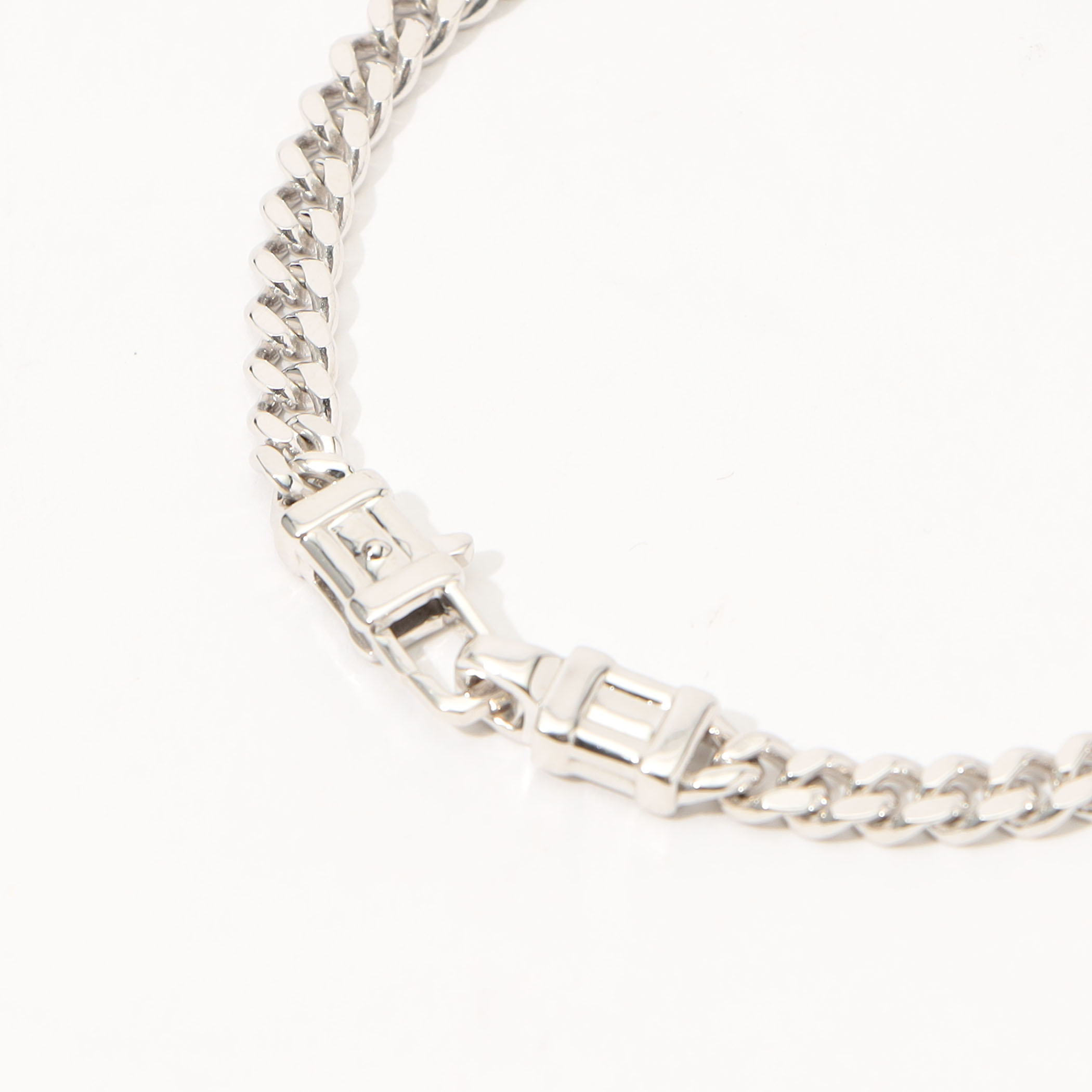 トムウッド　ブレスレット　Tom Wood TOM WOOD TOMWOOD トムウッド Curb Bracelet L シルバーチェーン