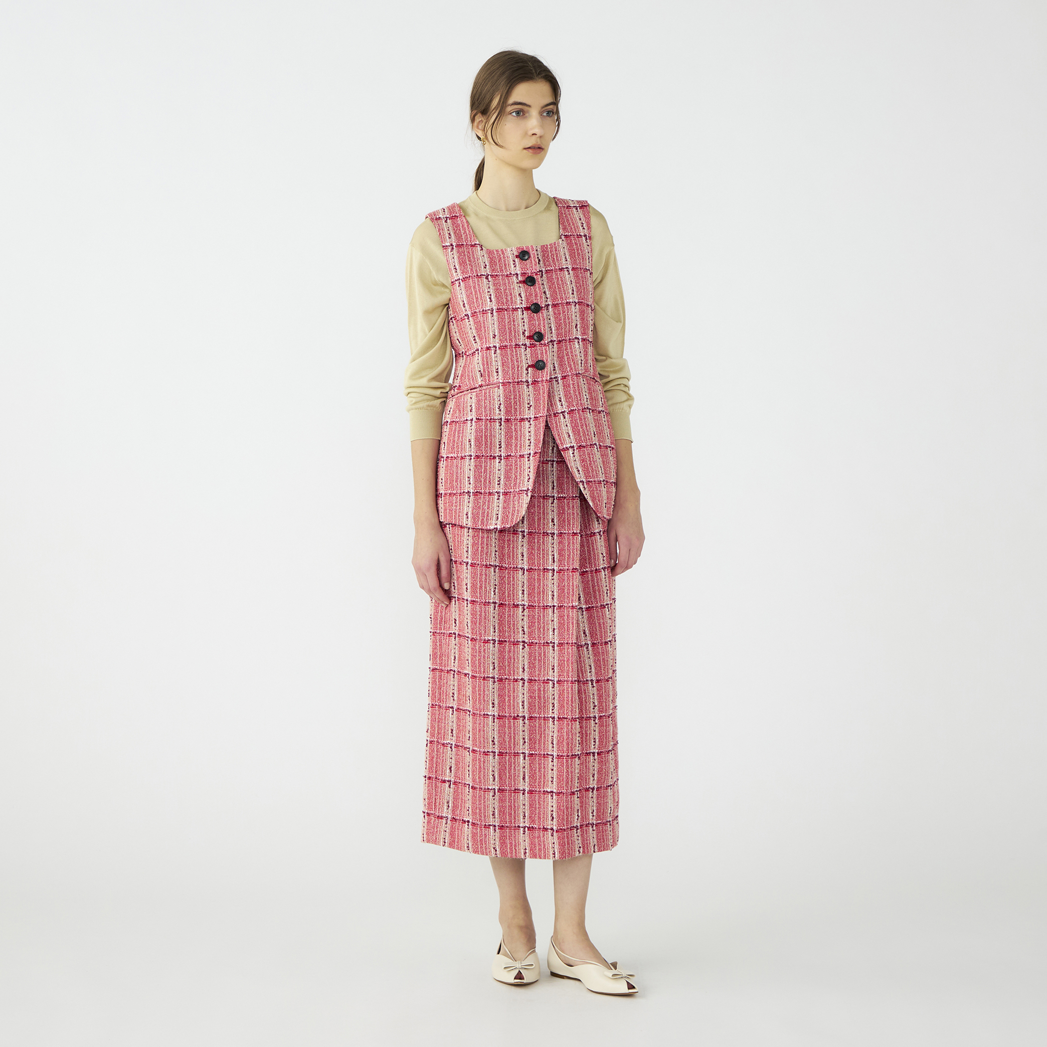 Cherry Pie スクエアネックジレ｜トゥモローランド 公式通販