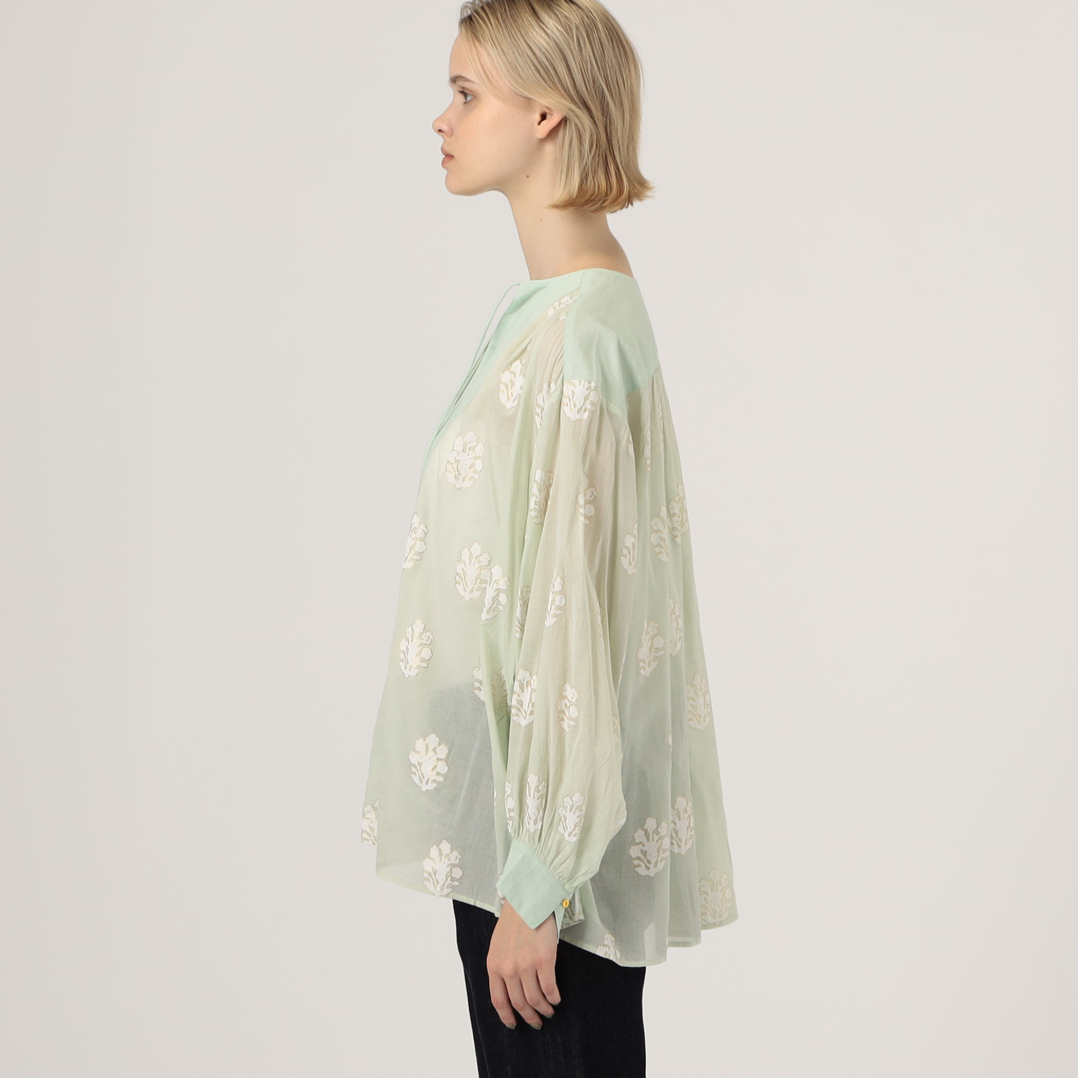 TOMORROWLAND / トゥモローランド ne Quittez pas COTTON VOILE SEDUM ブラウス TOMORROWLAND｜ne Quittez pas COTTON VOILE SEDUM ブラウス
