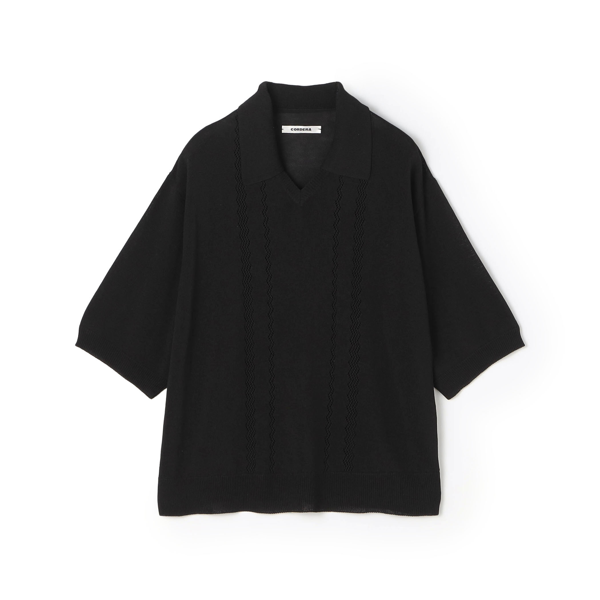 CORDERA コットン ポロカラープルオーバー