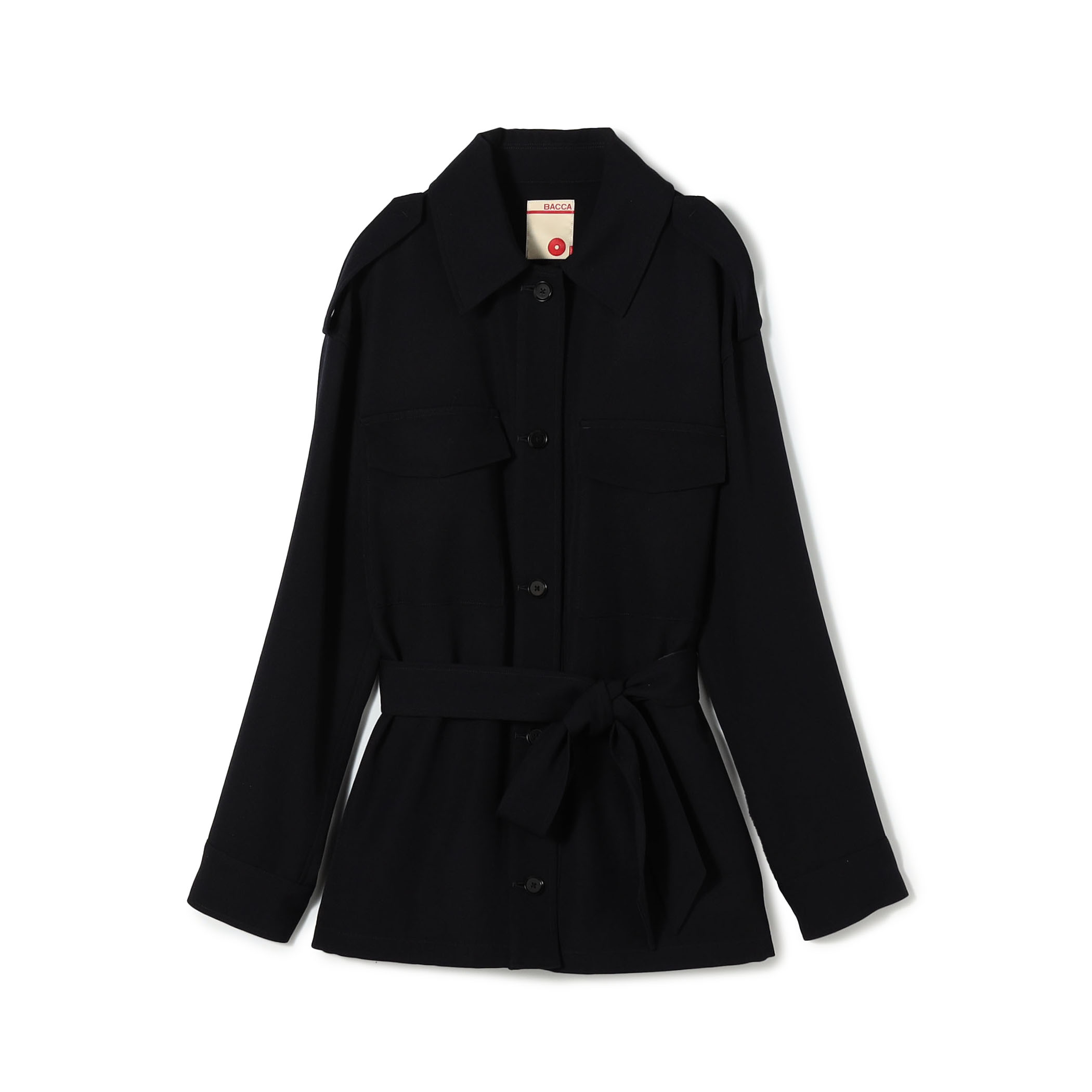 【WEB先行予約】ウールギャバジン ダブルパッチポケットジャケット