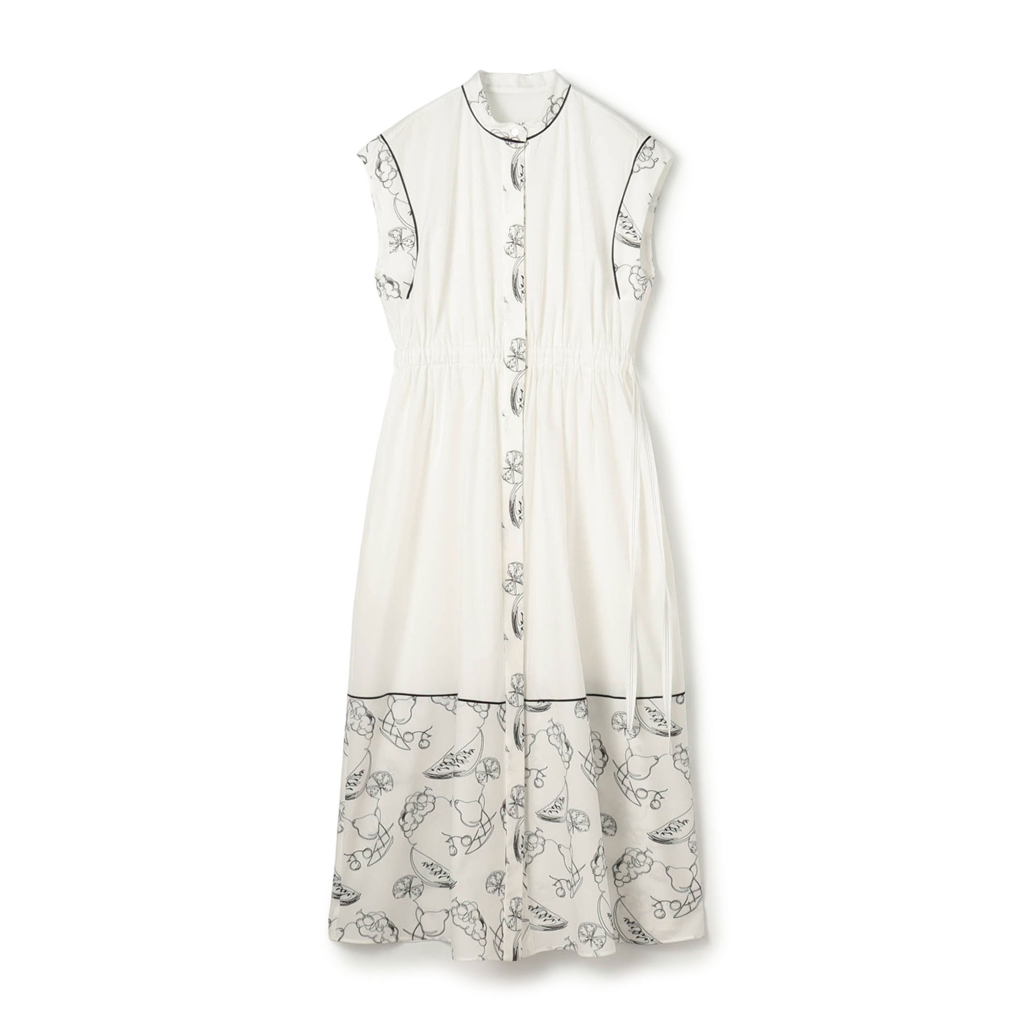 【WEB先行予約】フルッタエンブロイダリー タックストレートワンピース