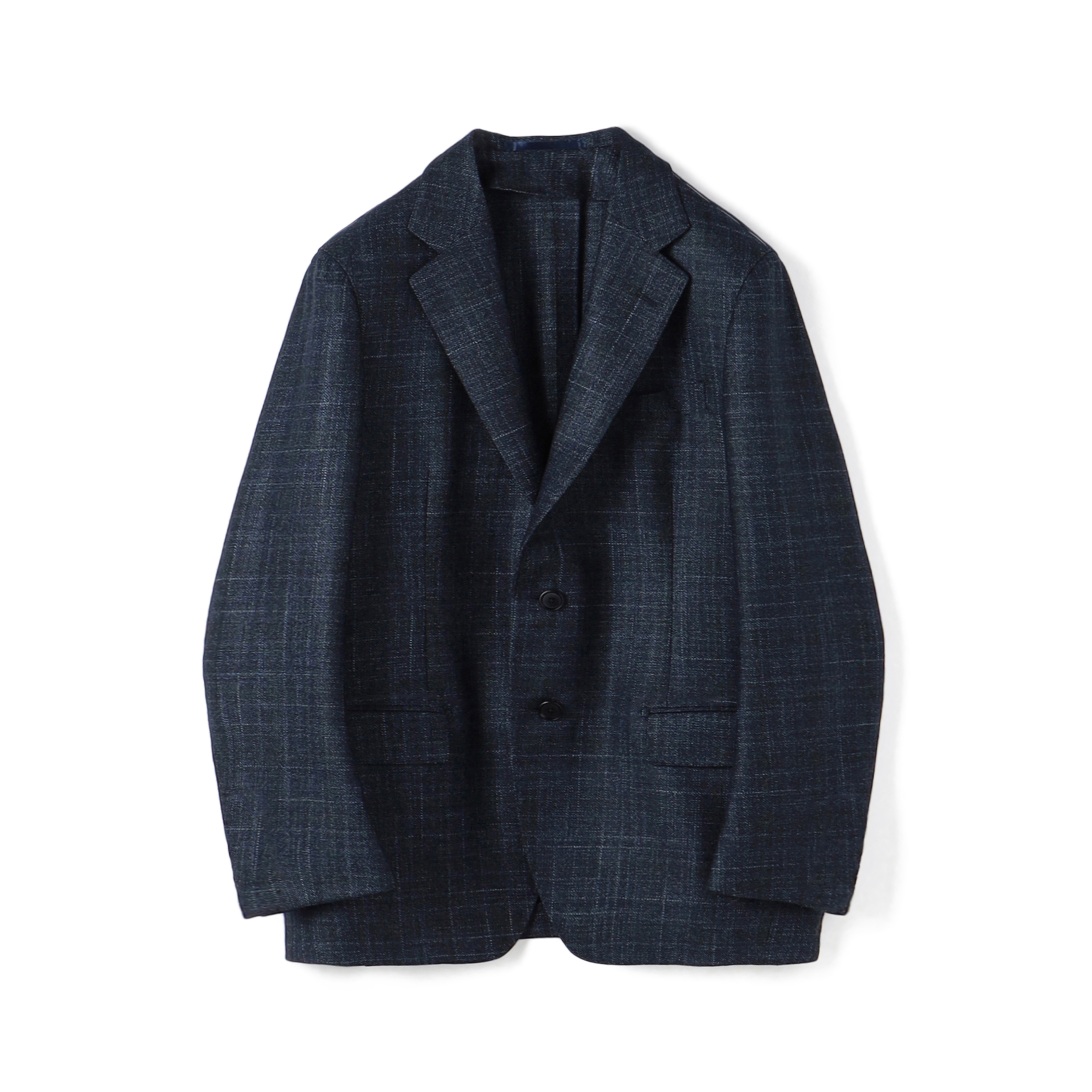 ウールシルクカシミヤ シングルブレステッド2Bジャケット Loro Piana ...