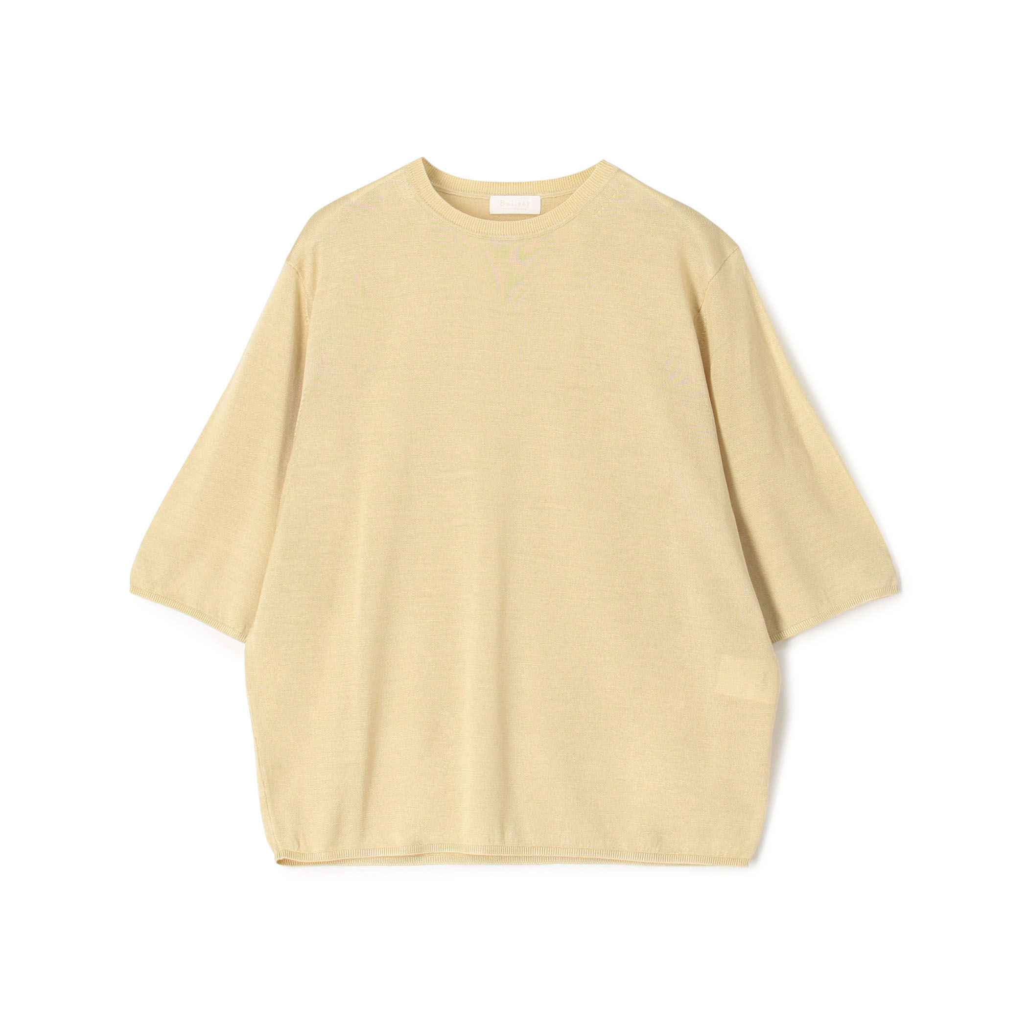 【WEB先行予約】エヴァーシルク ハーフスリーブプルオーバー