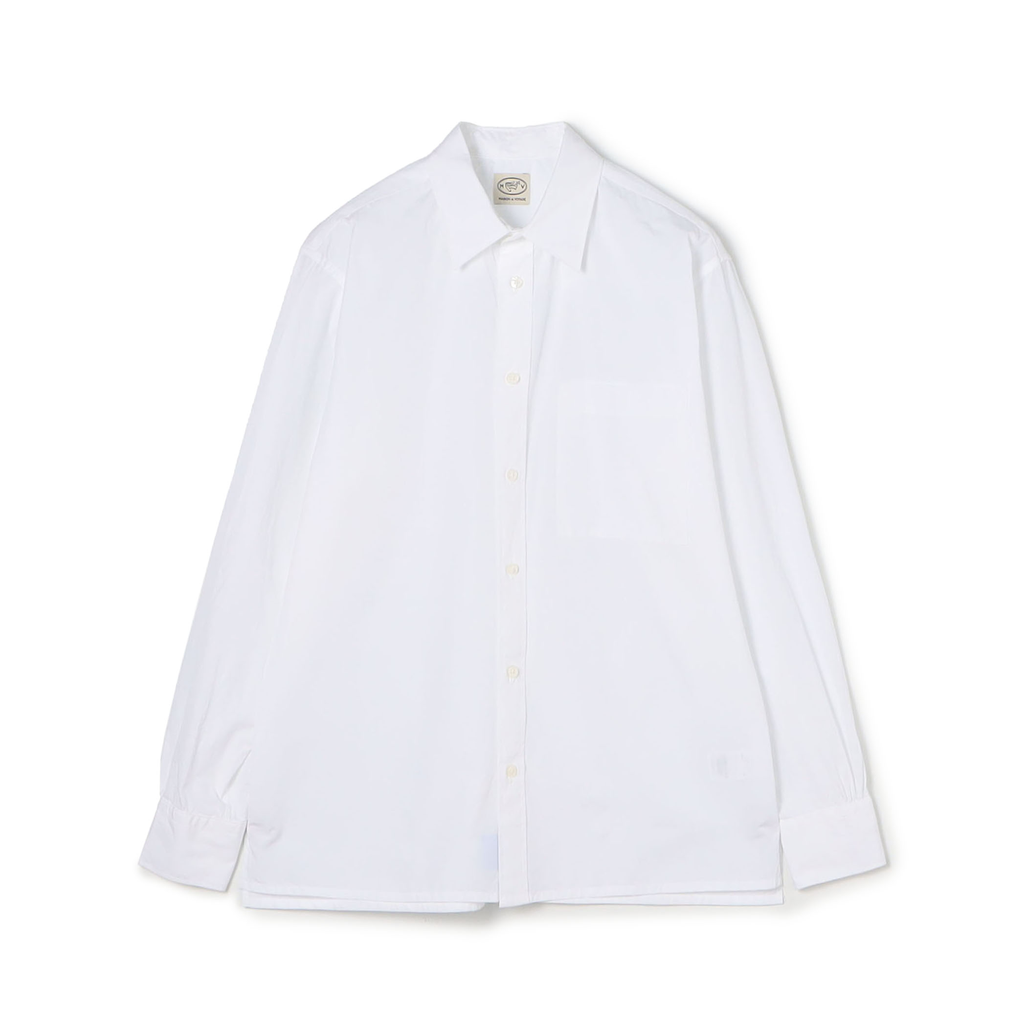 120/2コットンポプリン レギュラーカラーシャツ ALUMO