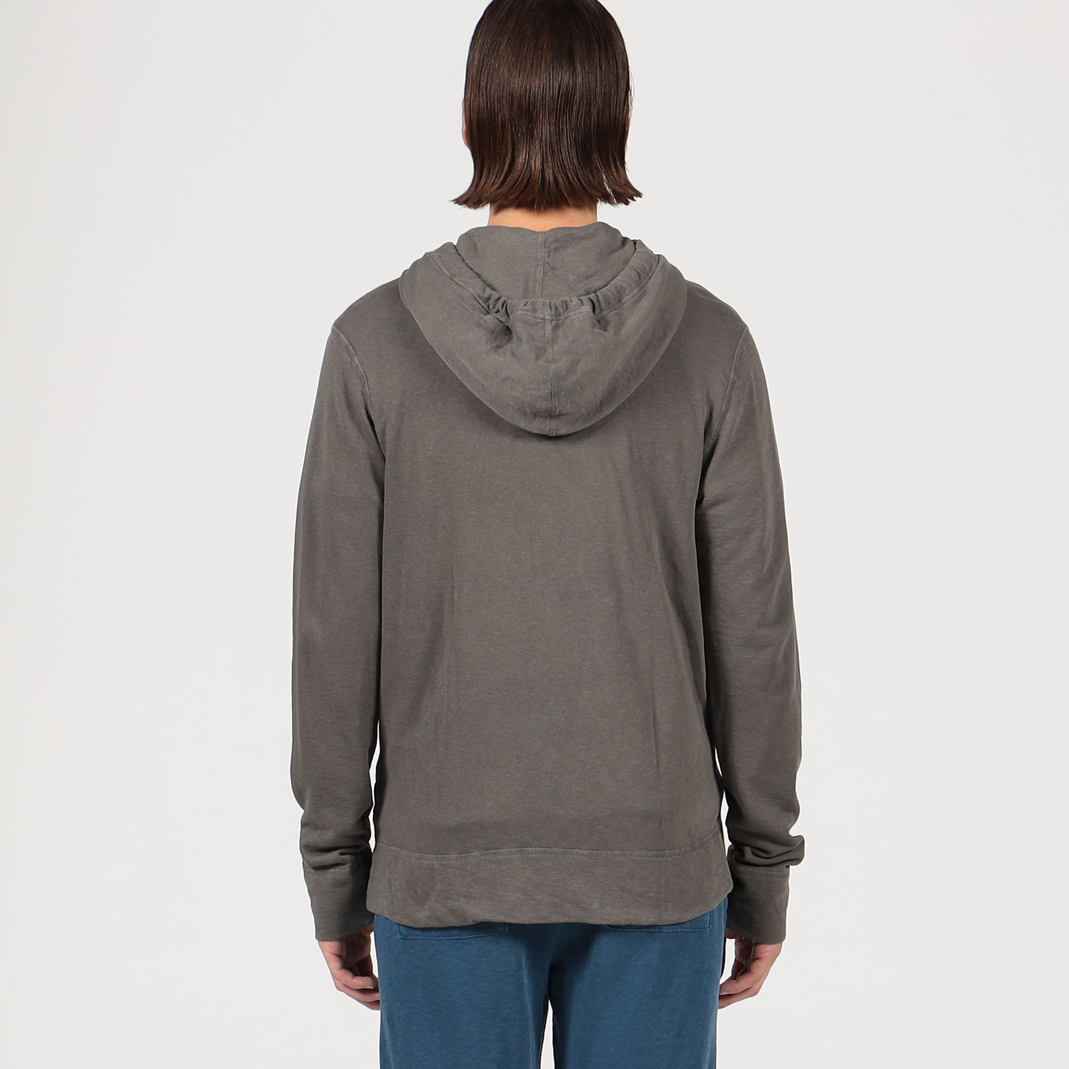 【a.m】パーカー バックパイル スエットジップアップパーカー MXA2130