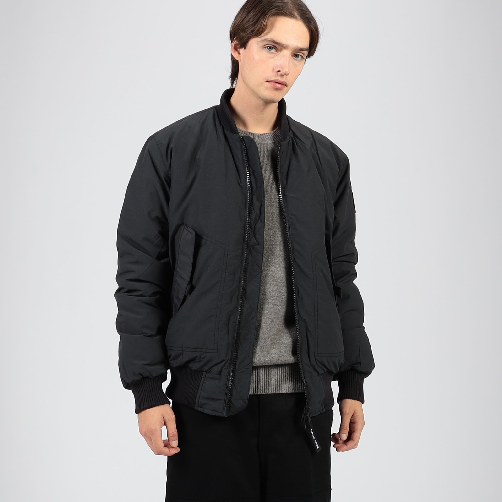 CANADA GOOSE Frasier Bomber コットンナイロン ダウンブルゾン