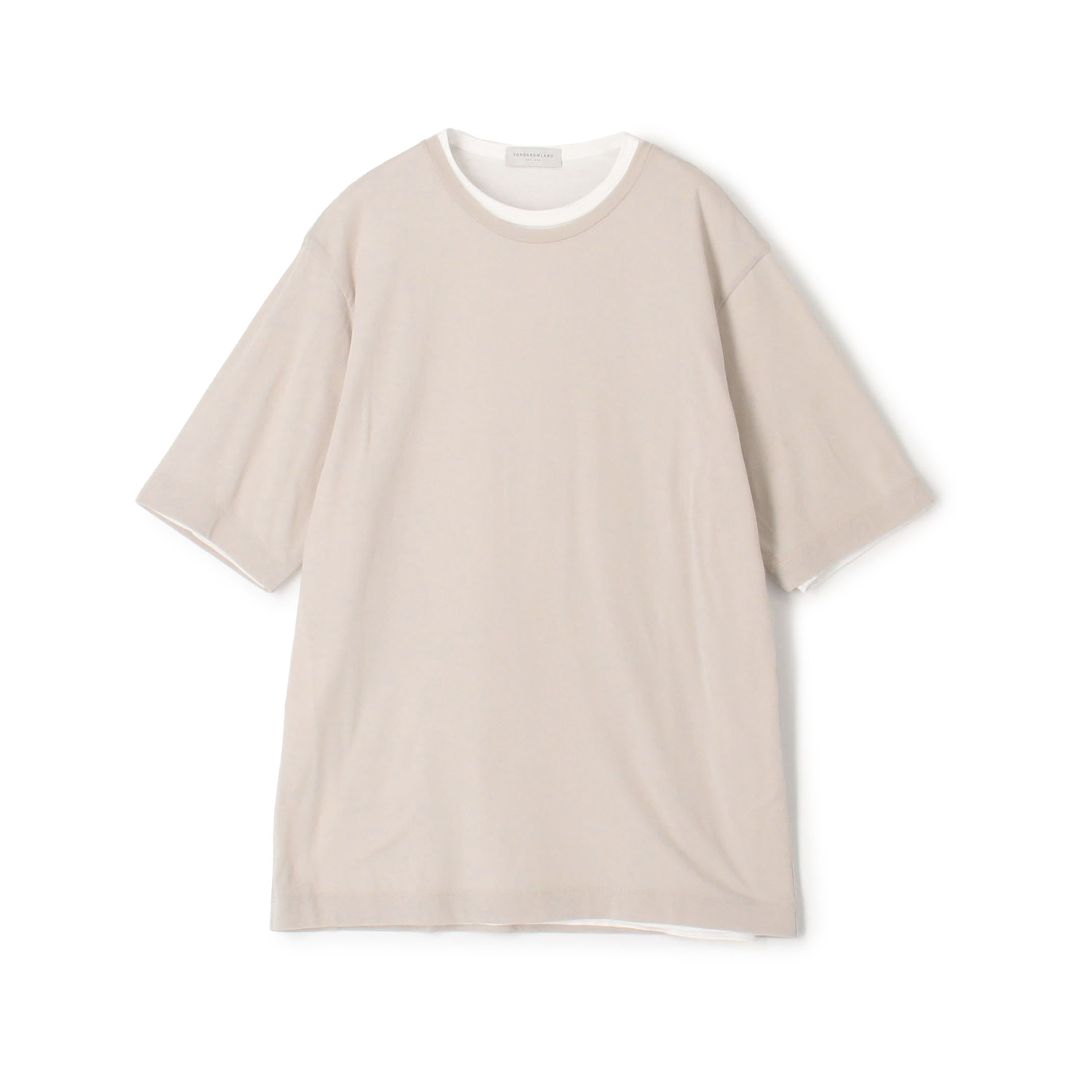 ストレッチ天竺 レイヤードTシャツ