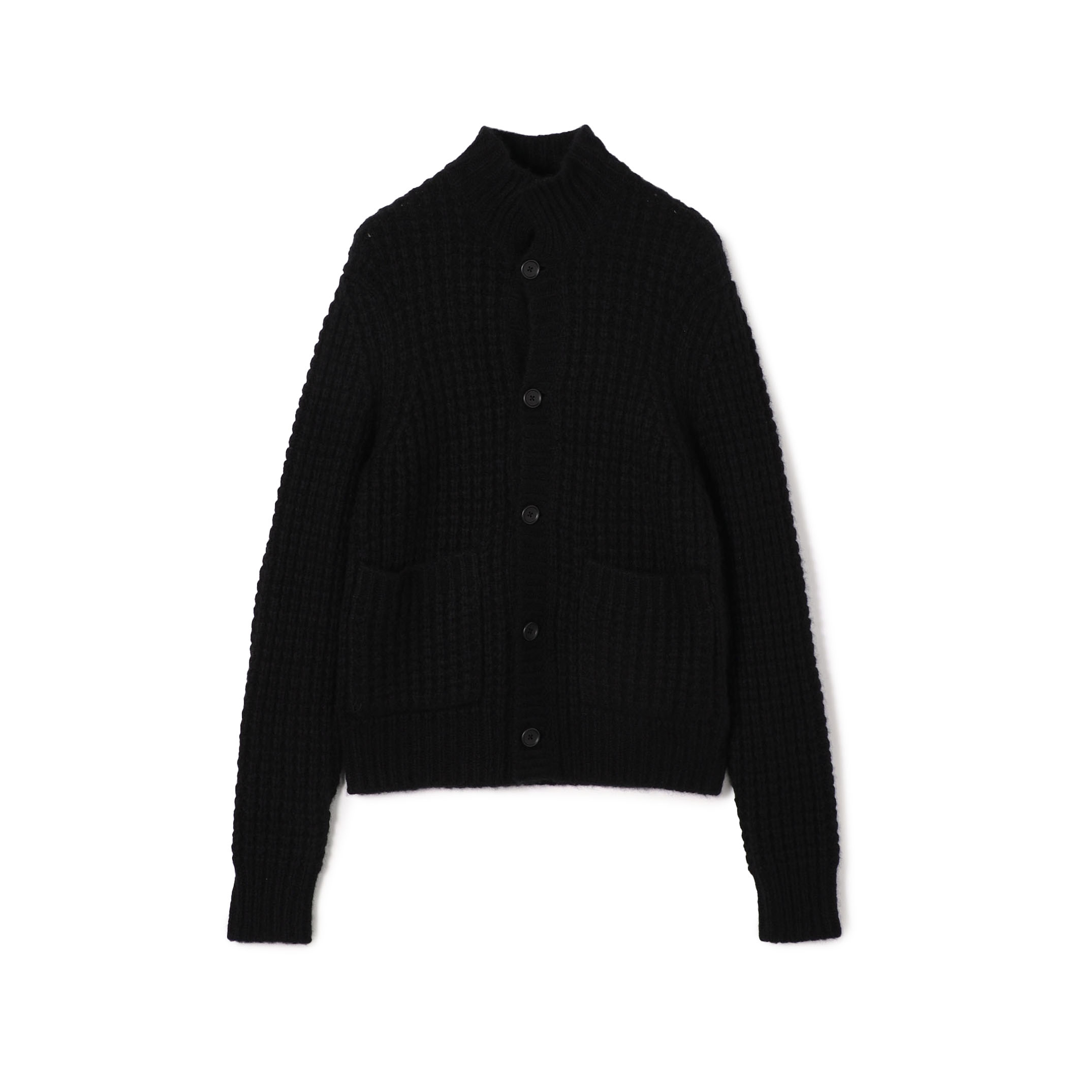 ライトウェイトカシミヤ ハイネックカーディガン MLTC2156