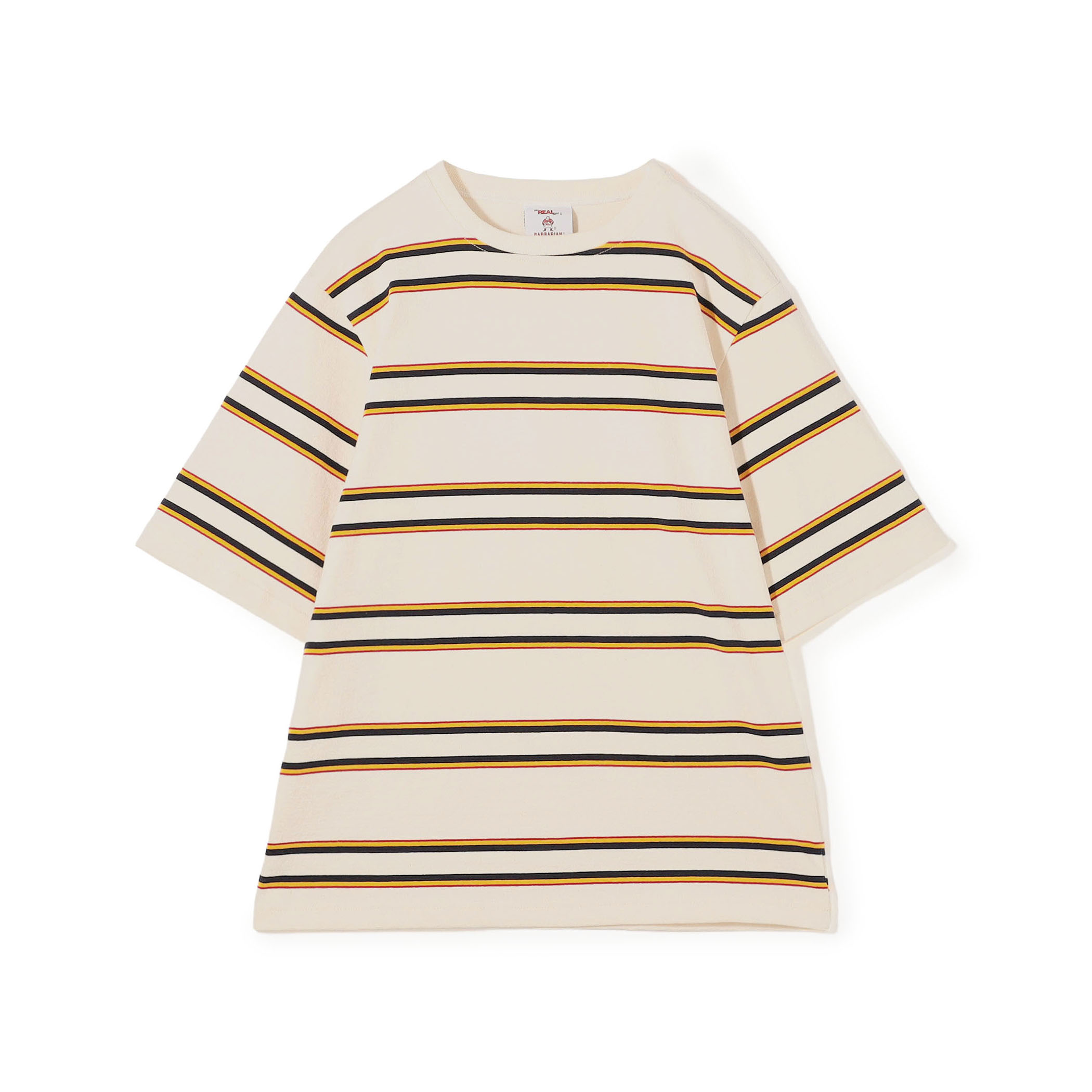 【別注】BARBARIAN コットンボーダー ハーフスリーブ クルーネックカットソー