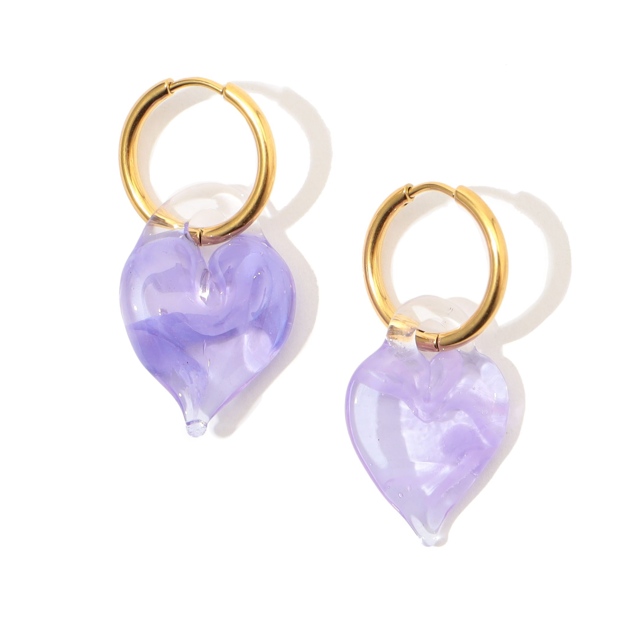 LEVENS JEWELS HEART OF GLASS HOOPS｜トゥモローランド 公式通販