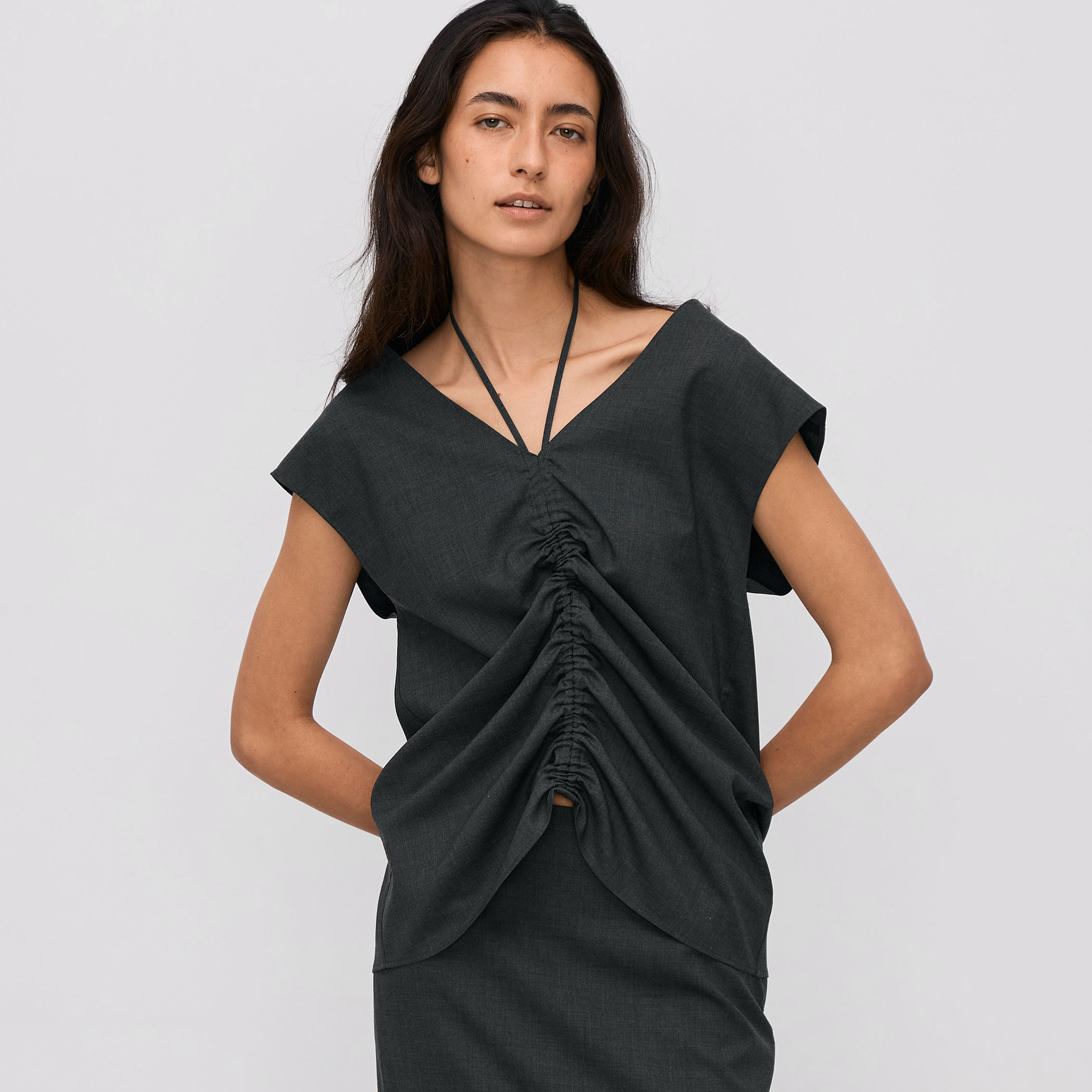 MARKAWARE - ORGANIC WOOL 2/80 TROPICAL COMFORT FIT SHIRT