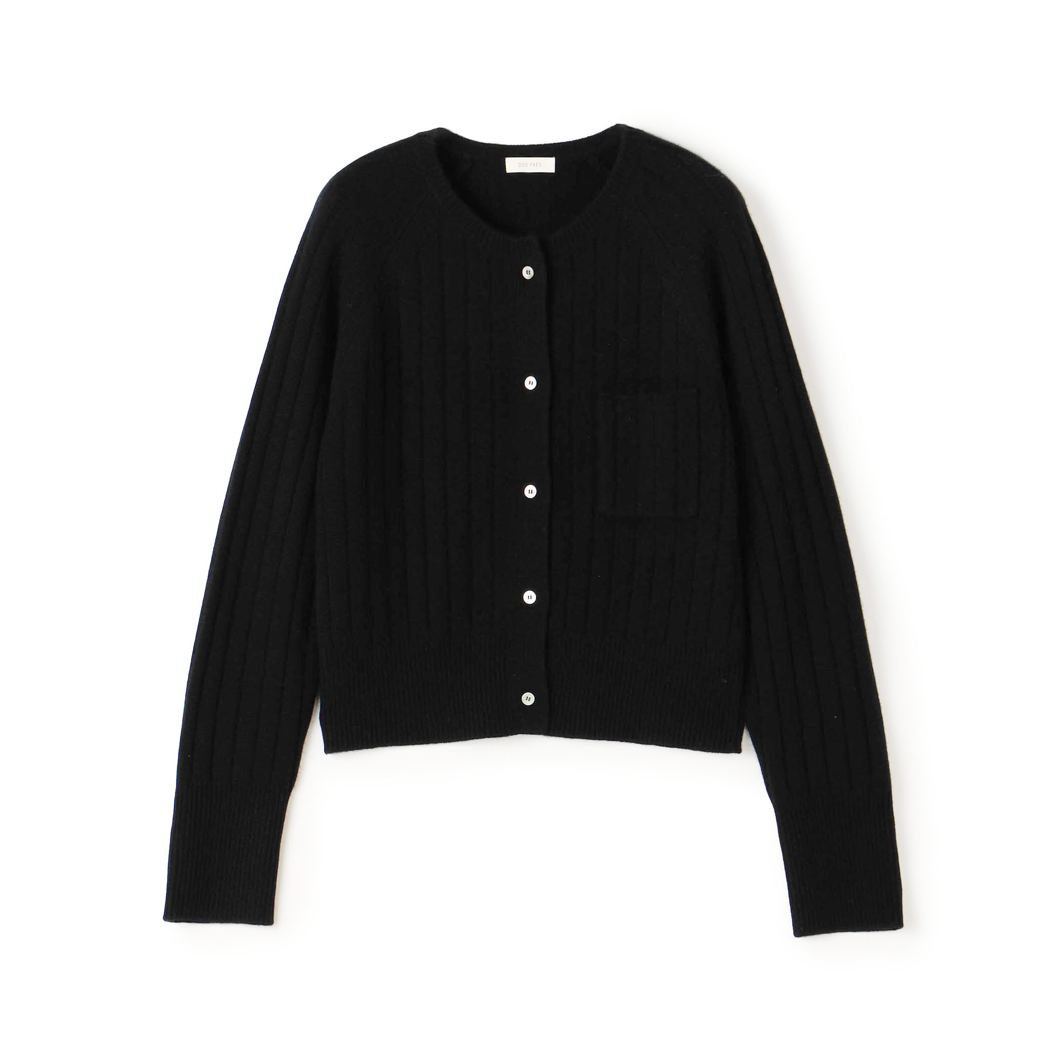 ベビーカシミヤ クルーネックカーディガン