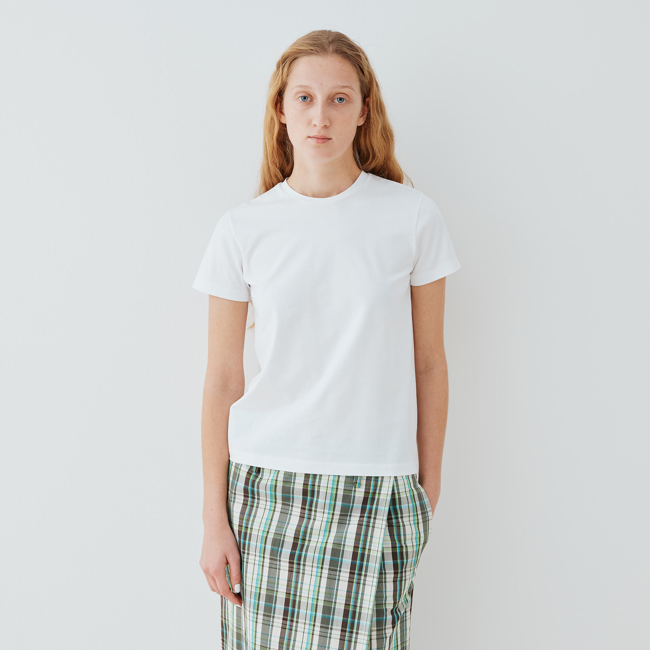 ファインコットン クルーネックTシャツ｜トゥモローランド 公式サイト