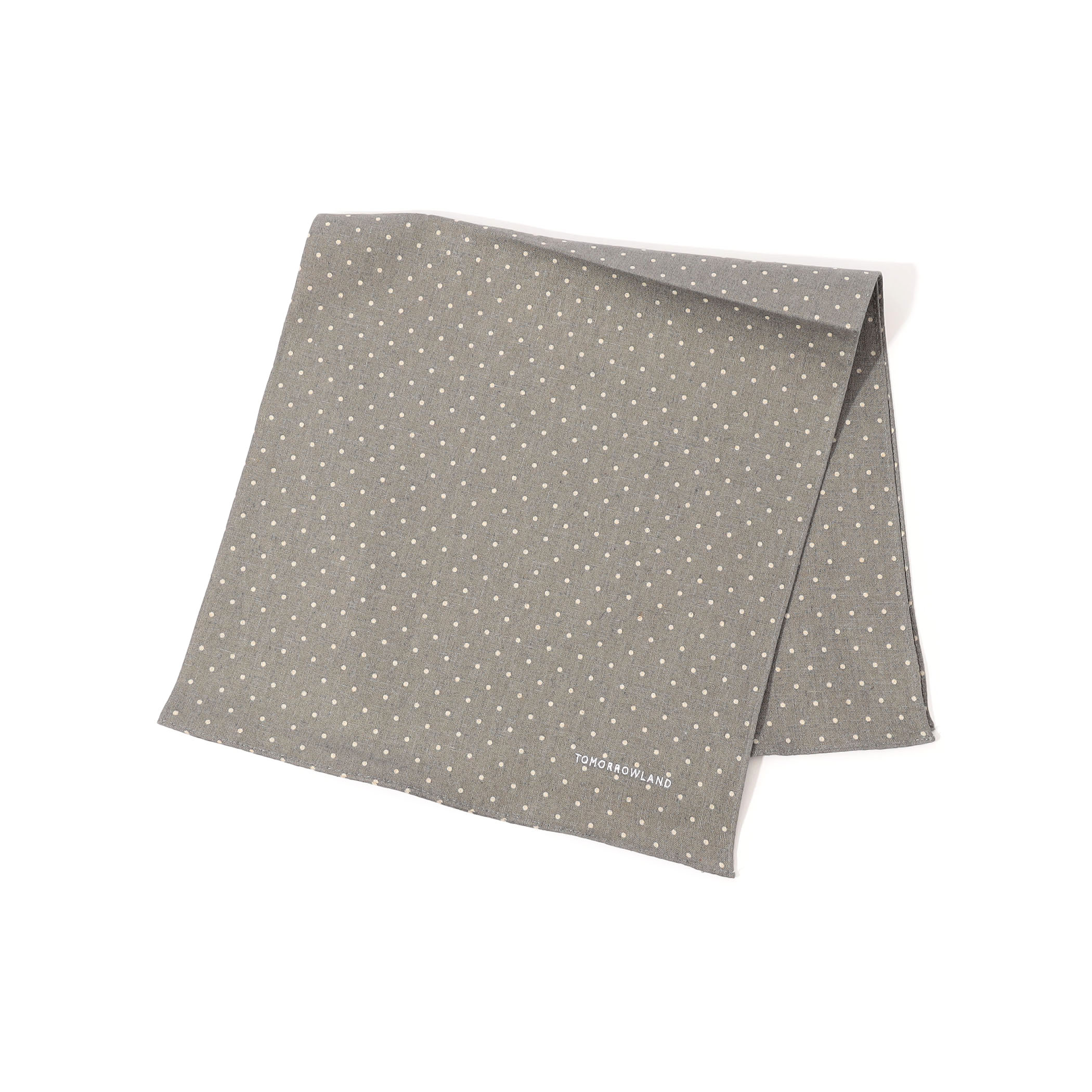 TOMORROWLAND コットンリネン ドットハンカチ