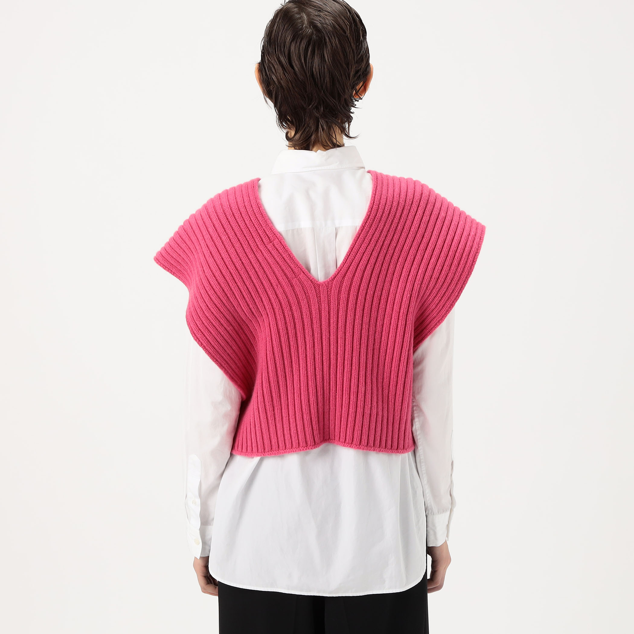 extreme cashmere rib vest｜トゥモローランド 公式通販