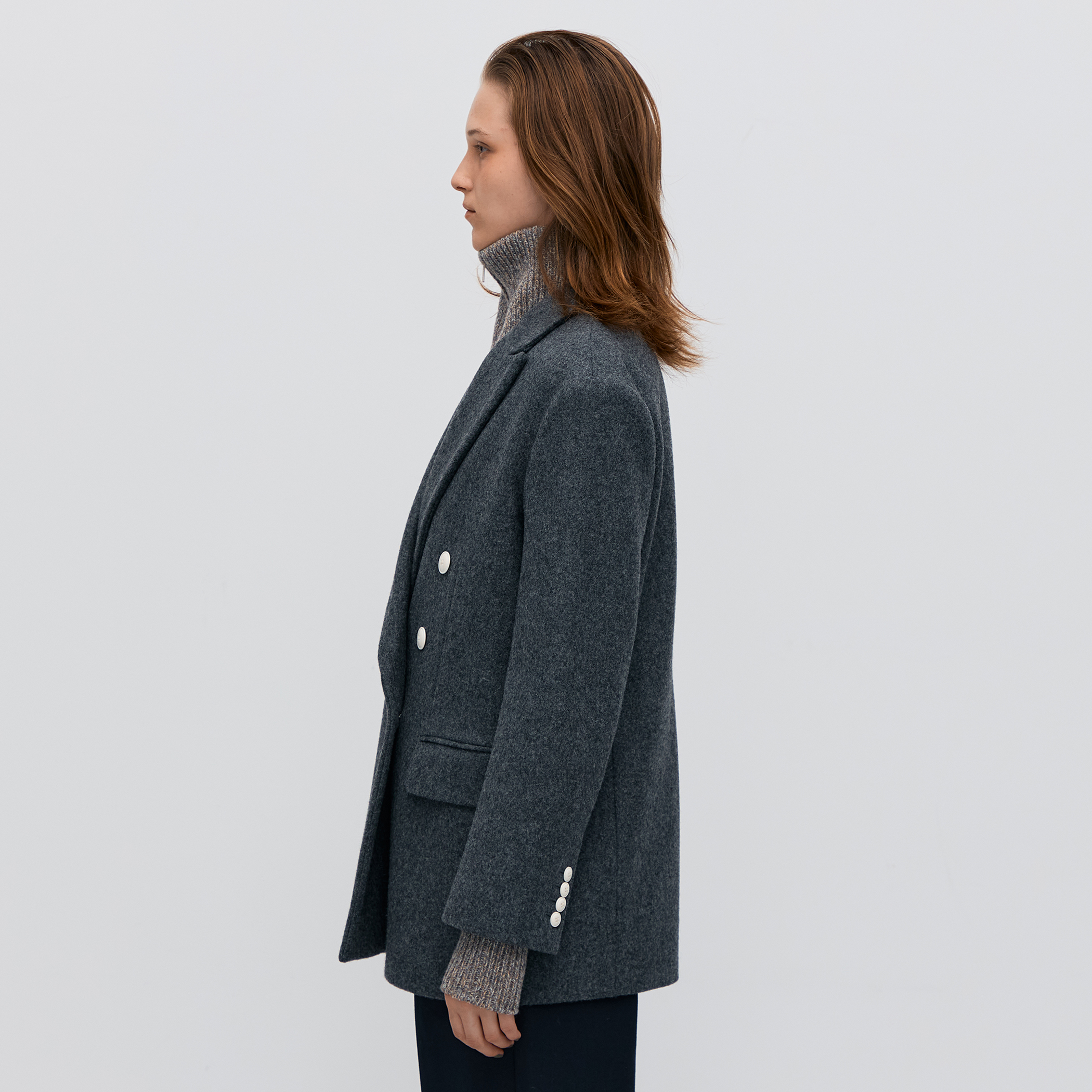 ウールメルトン ジャケットコート｜トゥモローランド 公式通販