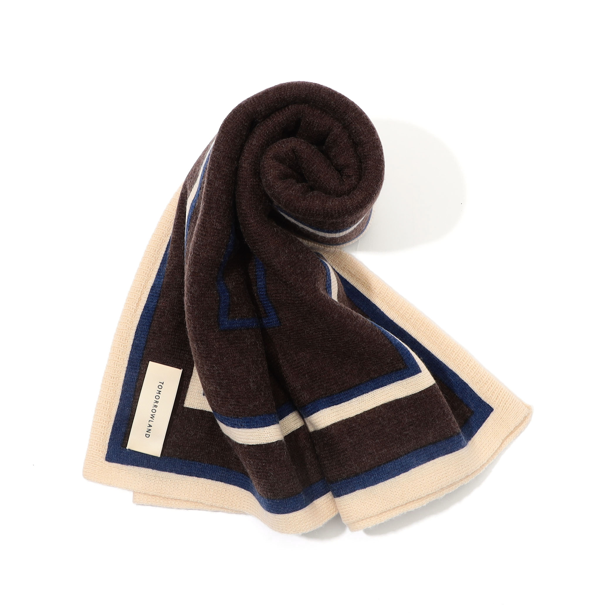 TOMORROWLAND SQUARE KNIT ストール