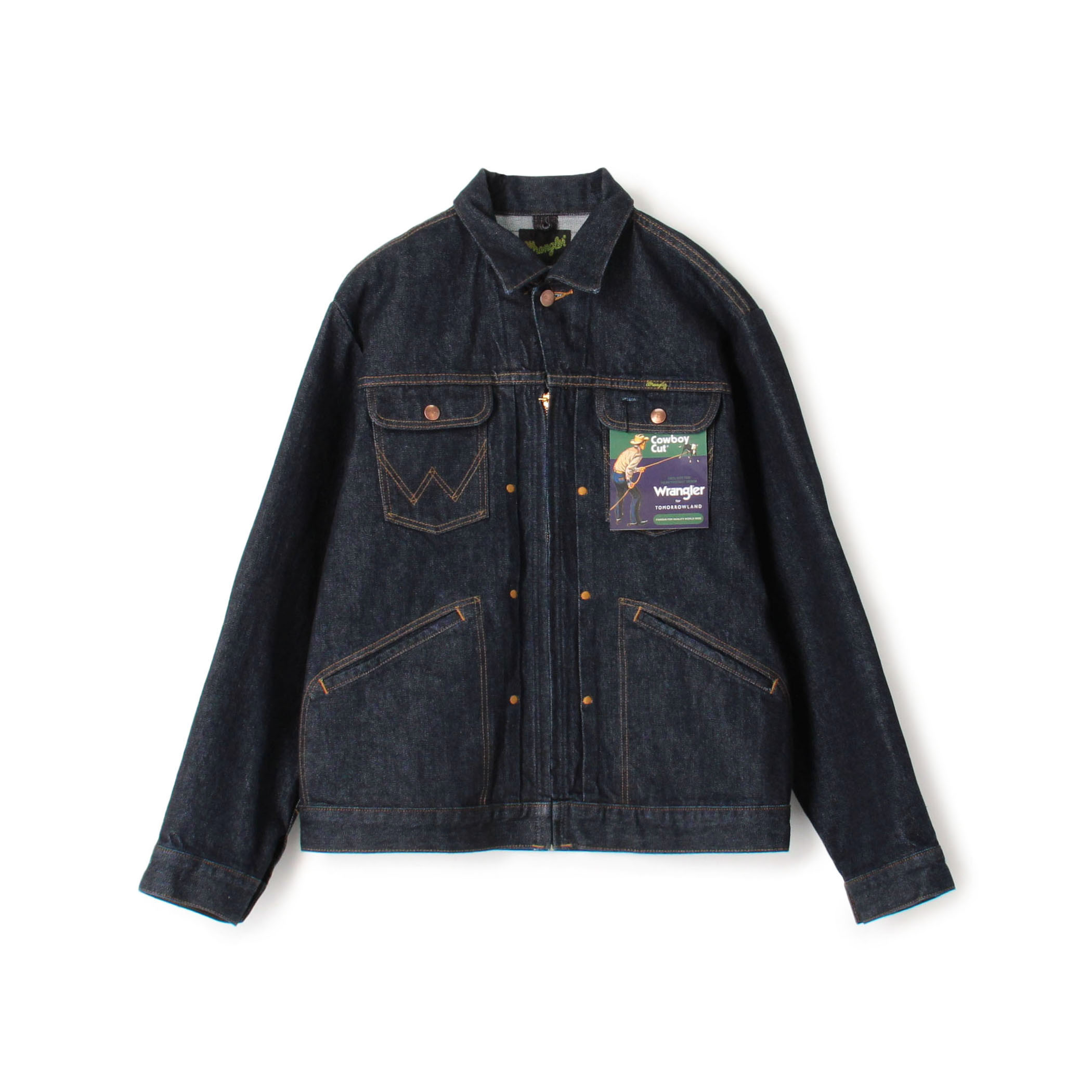 限定版 TOMORROWLAND MEN Wrangler 24MJZ ブロークンデニム ジャケット