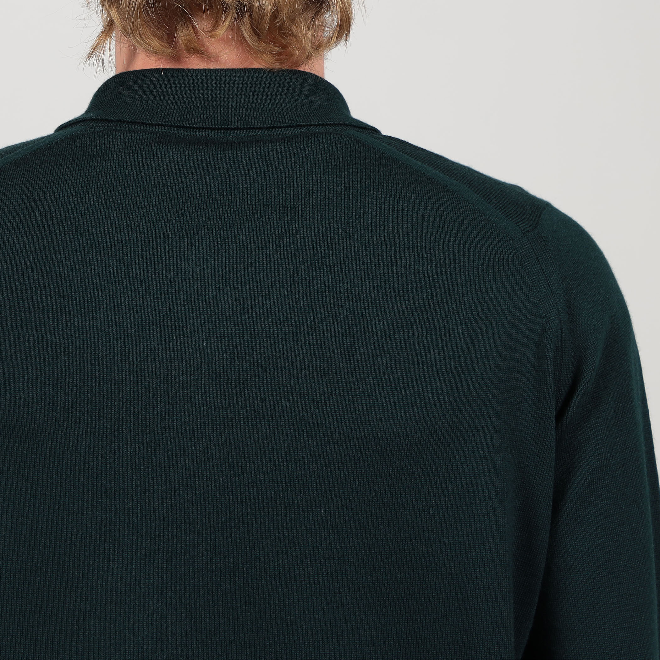 JOHN SMEDLEY TIBOR メリノウール ポロカラーニットシャツ