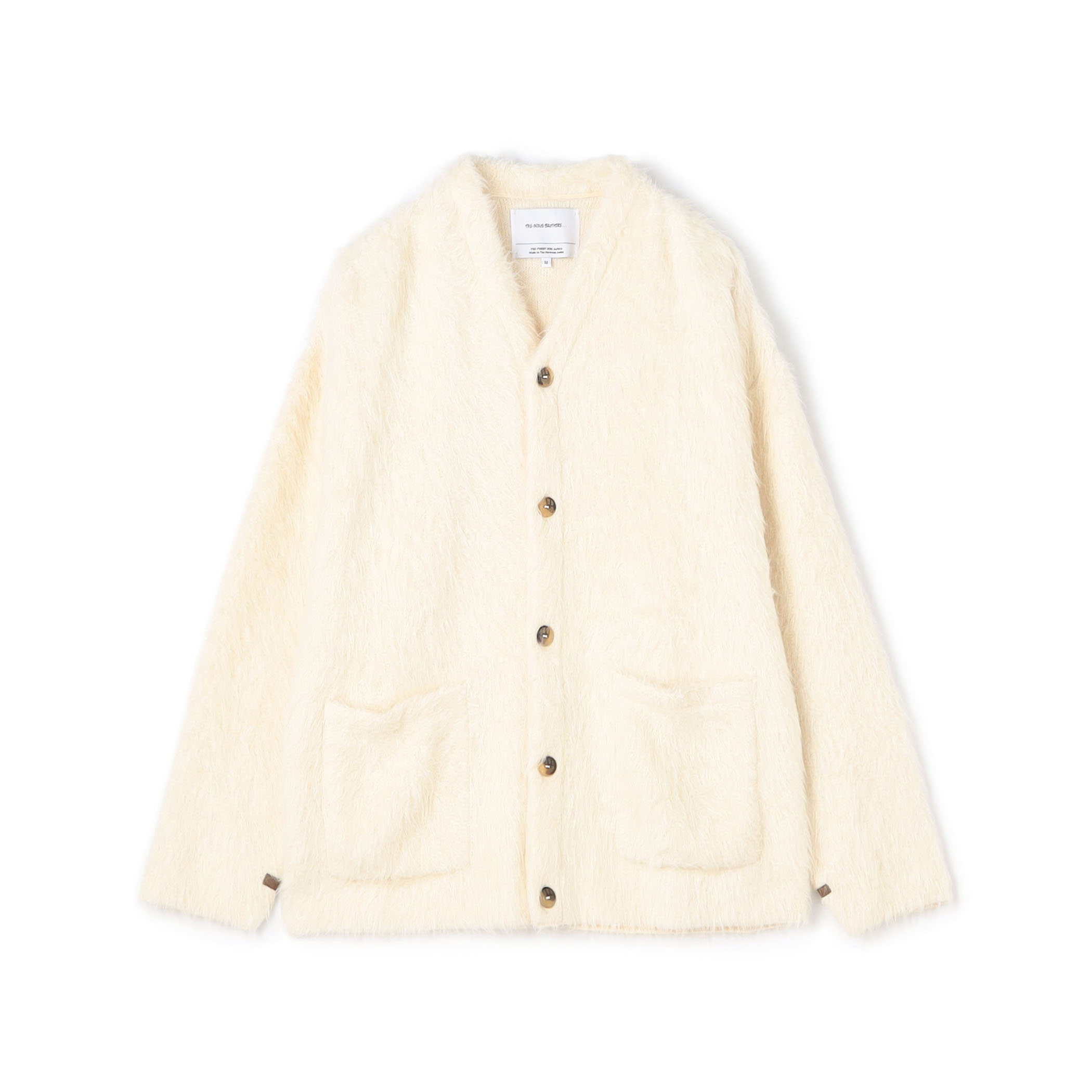 イノウエブラザーズ THE INOUE BROTHERS  22AW  SURI CARDIGAN KNIT7-SURI-COTTON-CREW スリアルパカカーディガン  メンズ M