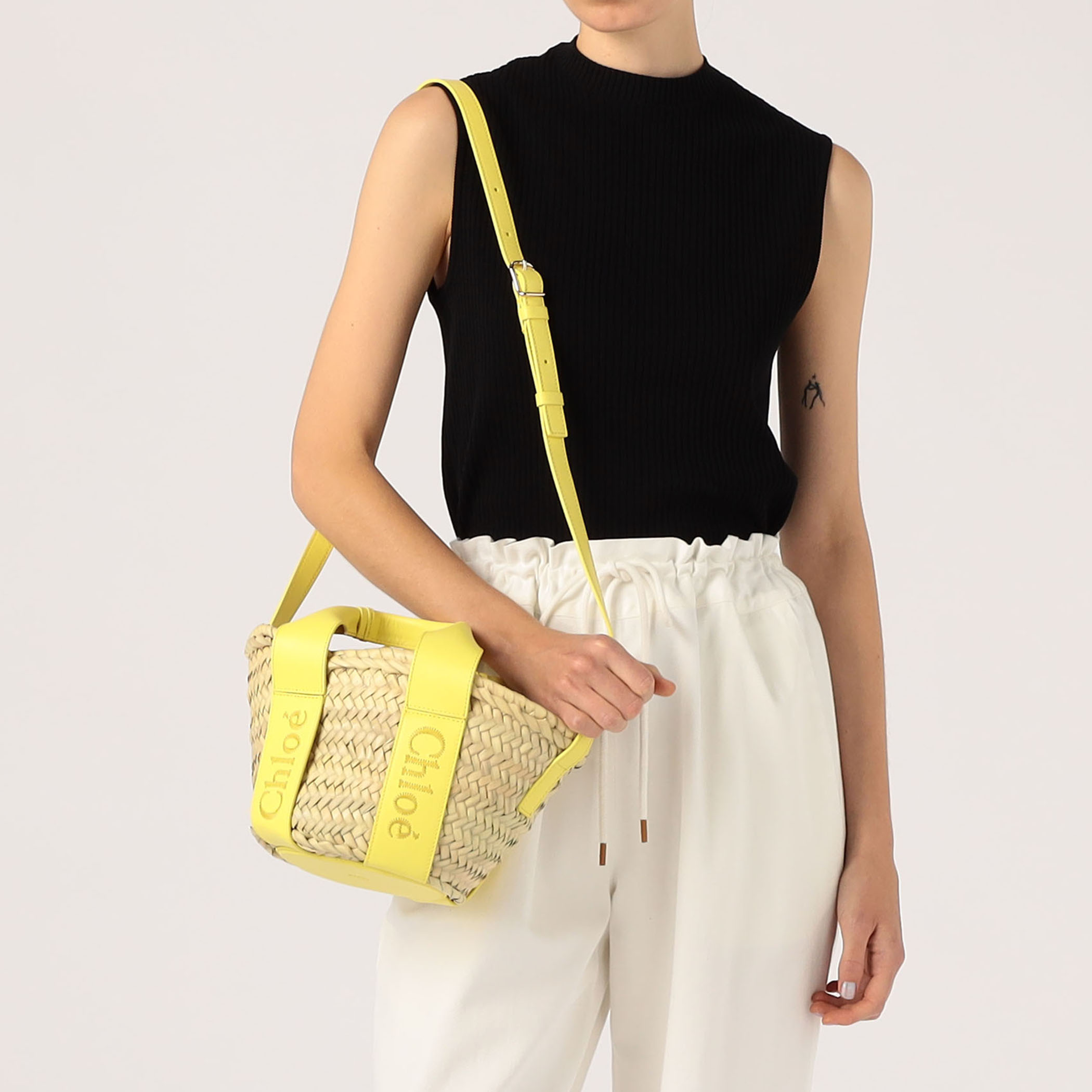 Chloé sense ミディアム　バスケット Chloe sense ミディアムバスケット