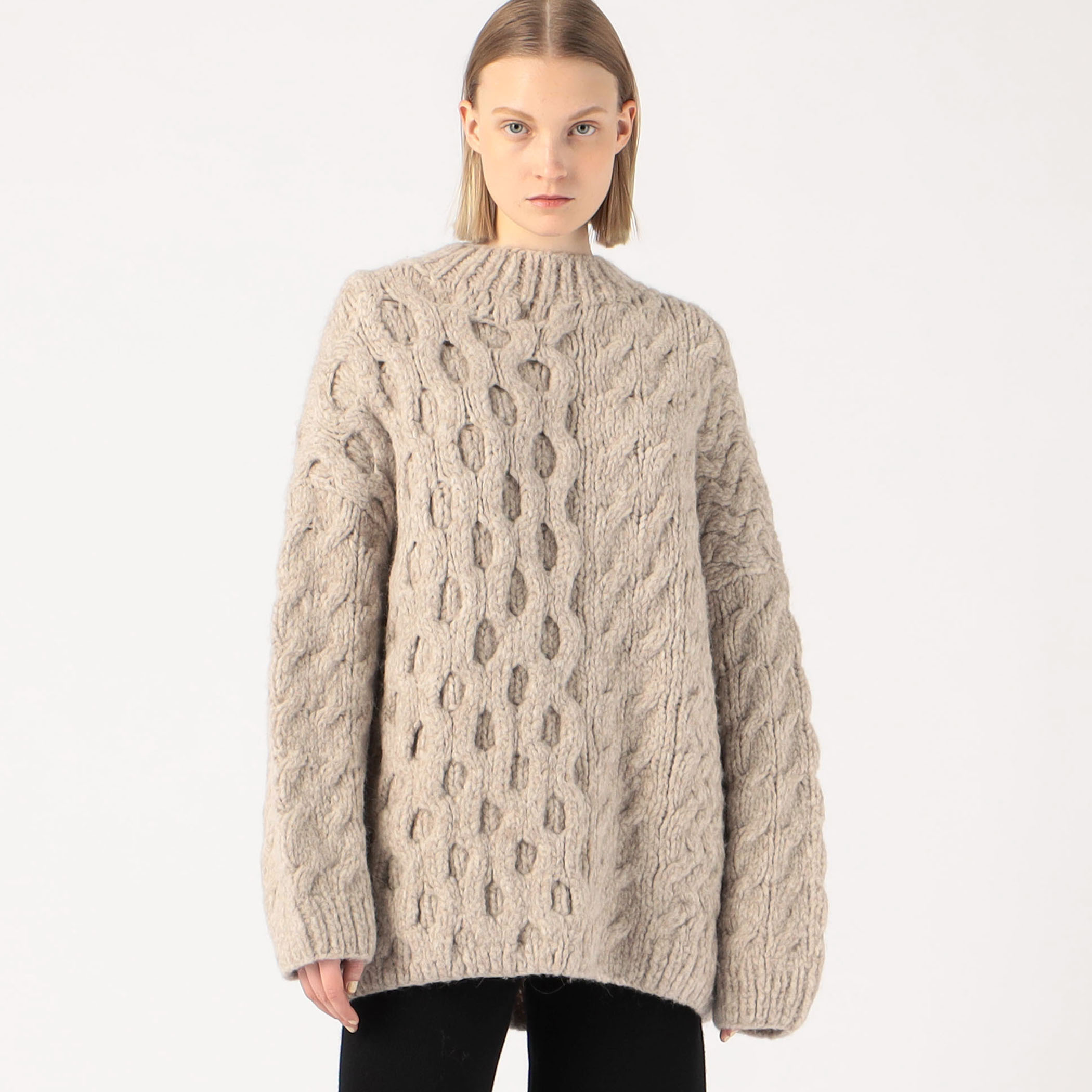 LAUREN MANOOGIAN OVERSIZE KNITプルオーバー-