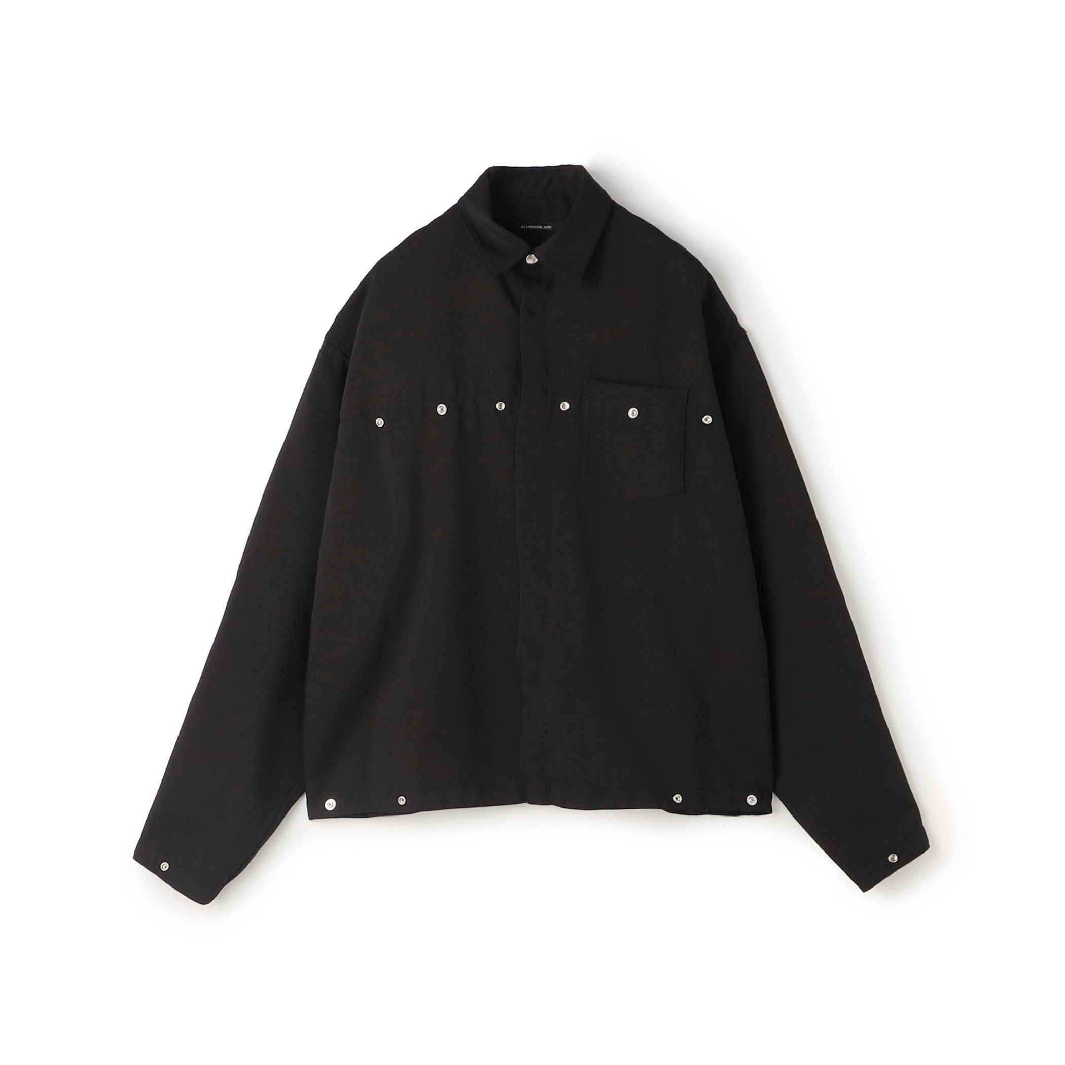 ALMOSTBLACK BUTTON ADJUST DRESS SHIRT｜トゥモローランド 公式通販