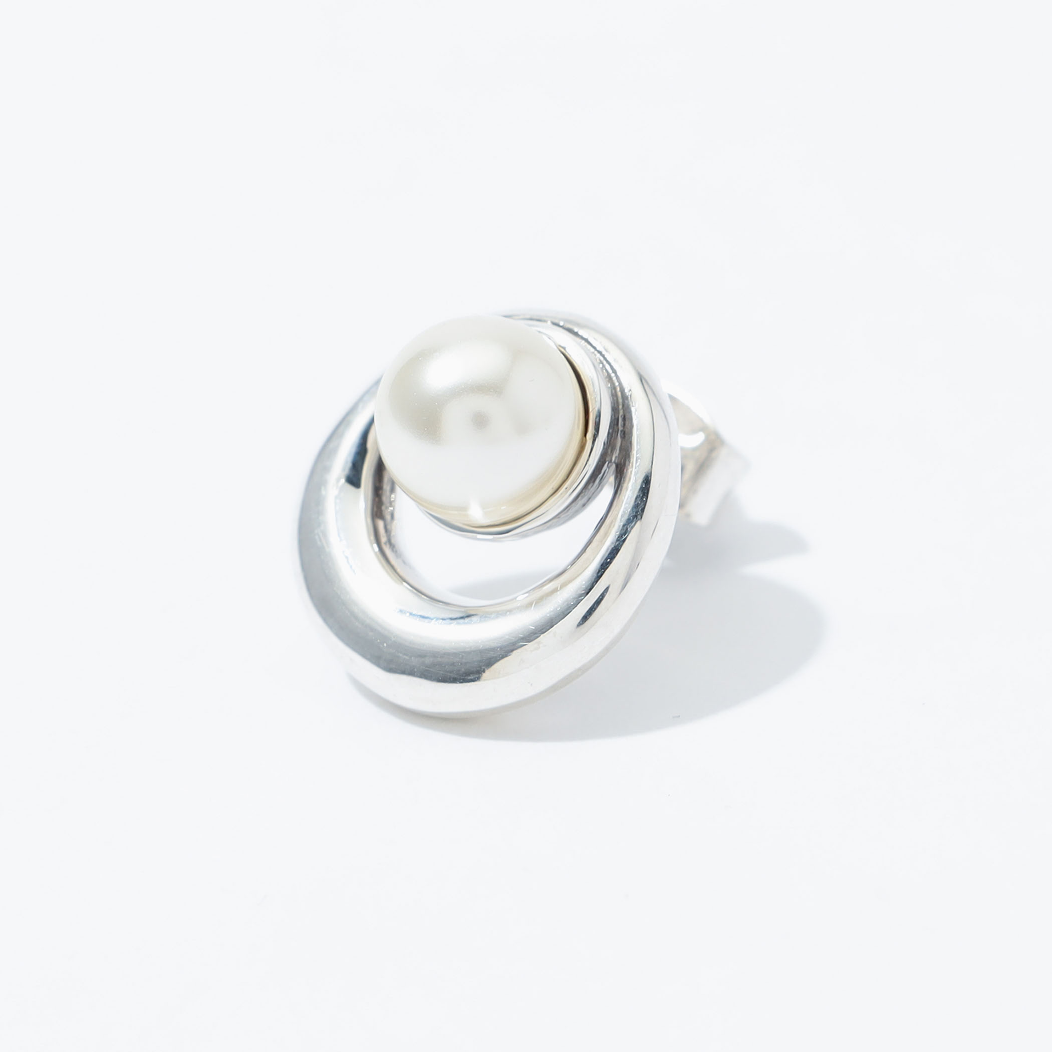 PHILIPPE AUDIBERT パール付きピアス Philippe Audibertパール付きピアス PAロゴ （PHILIPPE AUDIBERT