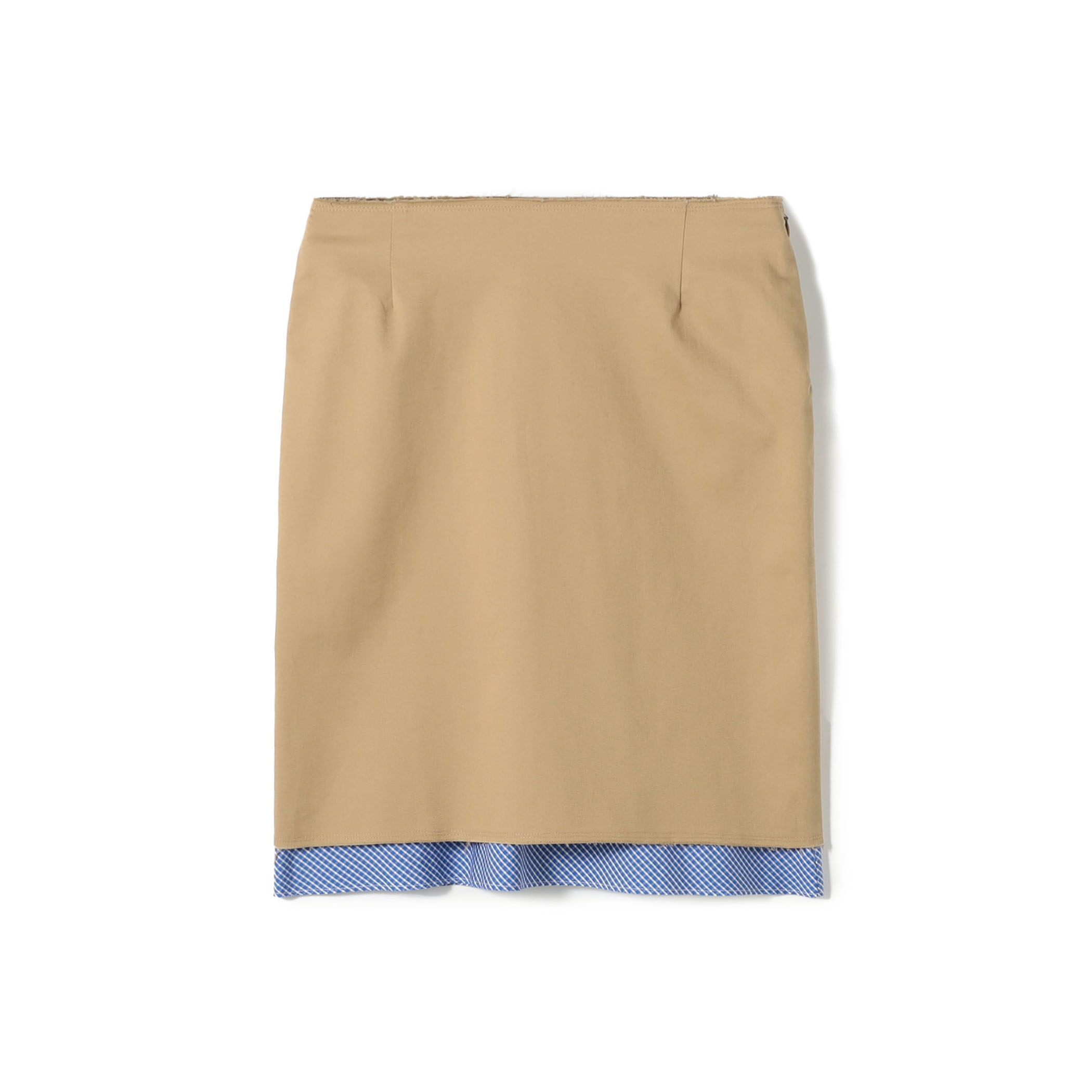 edition pourell コットンレイヤード スカート