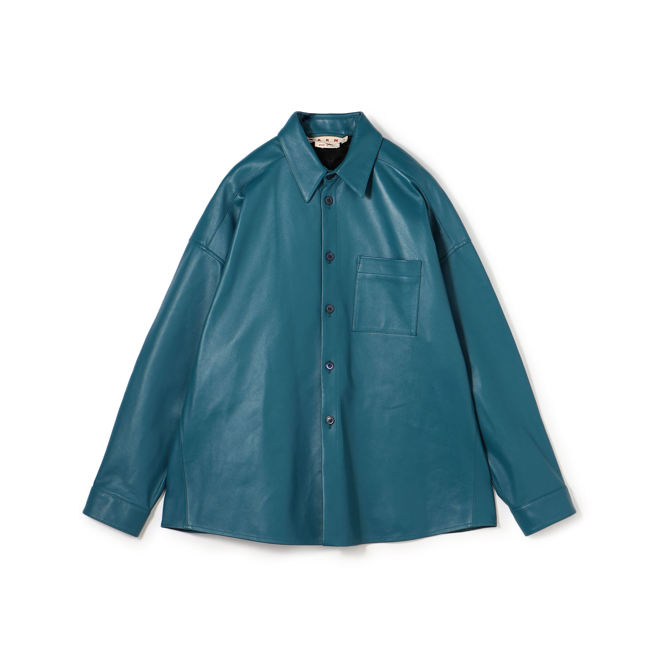 MARNI LEATHER SHIRT ラムレザーシャツ