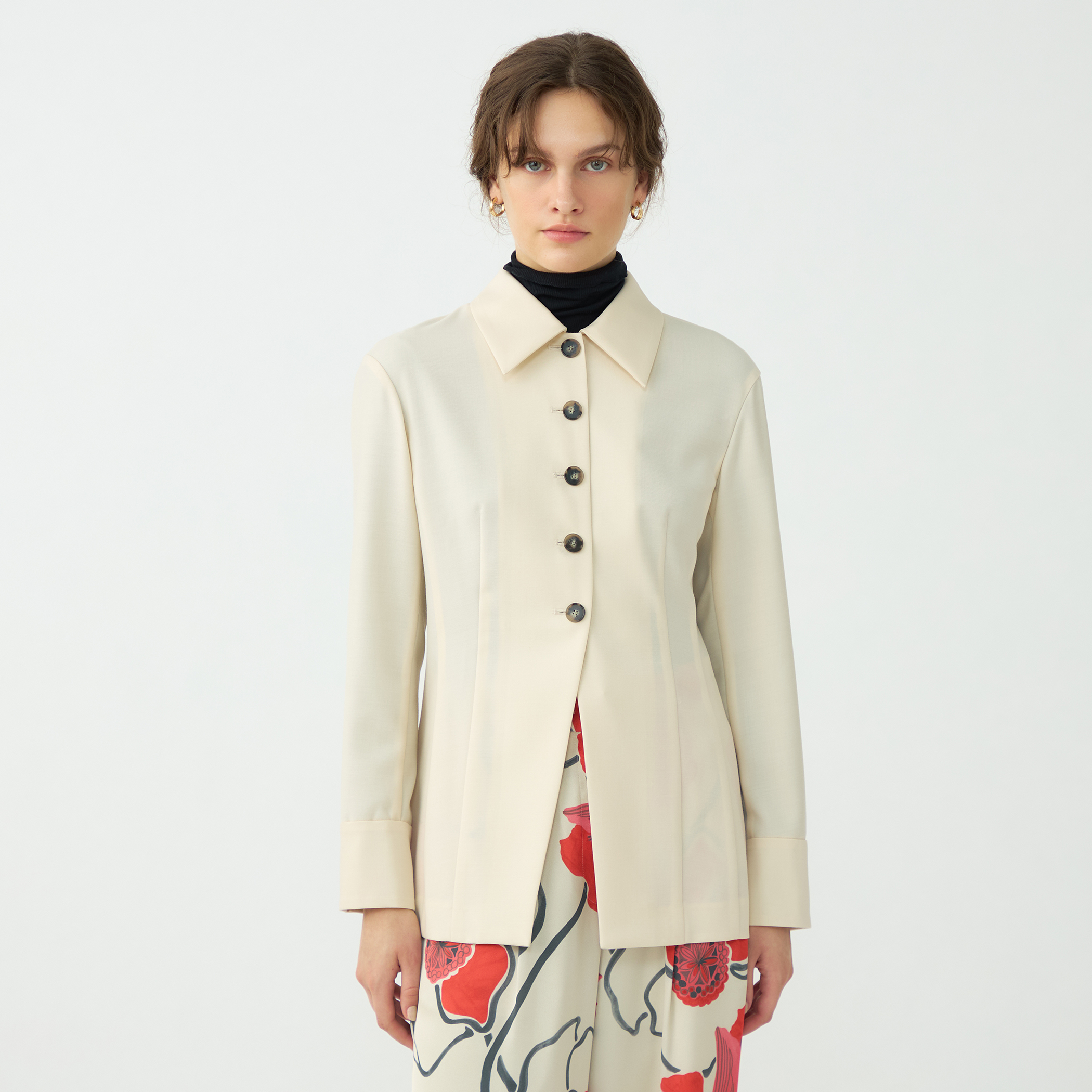 ハイツイストビエラ ステンカラーシャツジャケット｜トゥモローランド