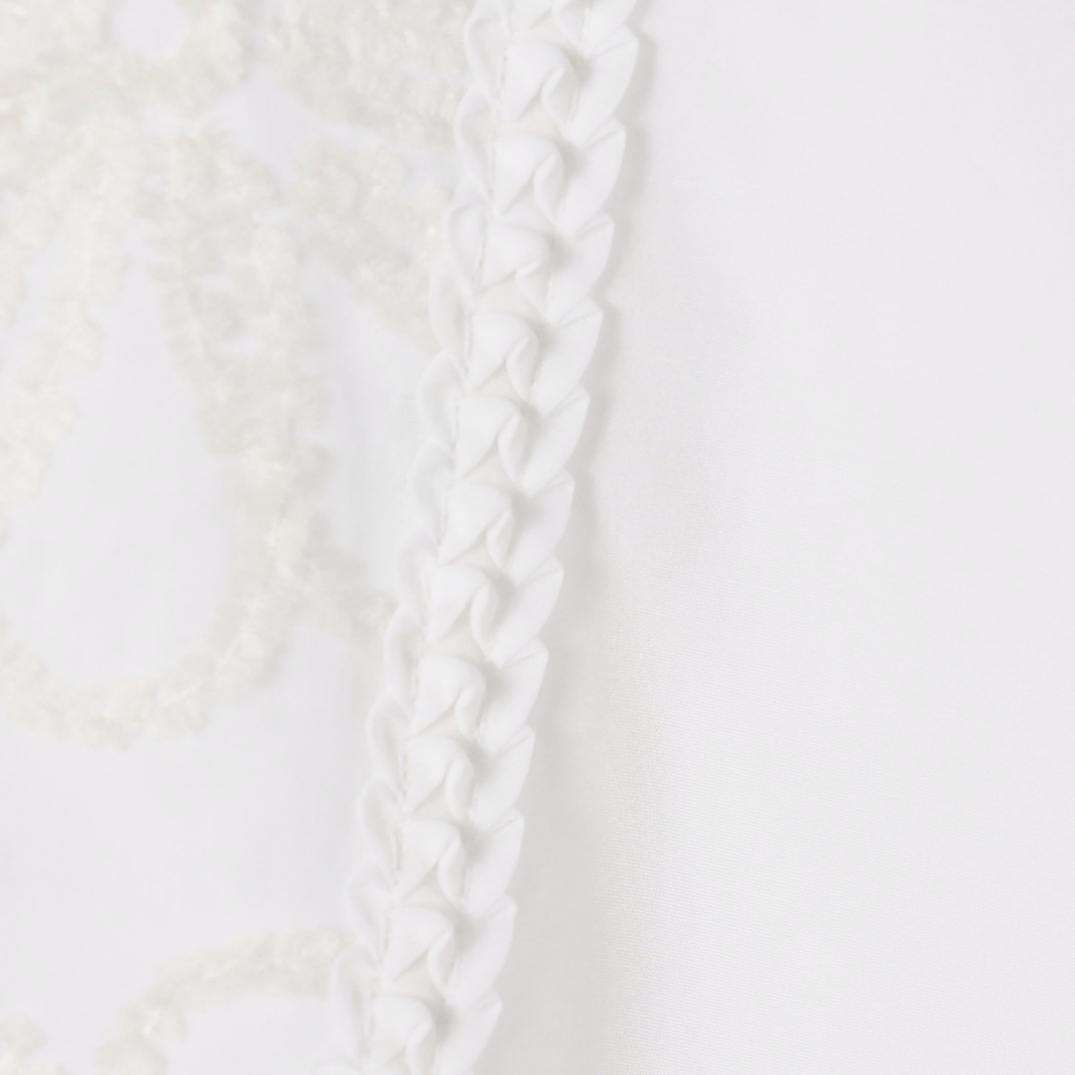 ホワイトコンビネーション ボザムチュニックブラウス