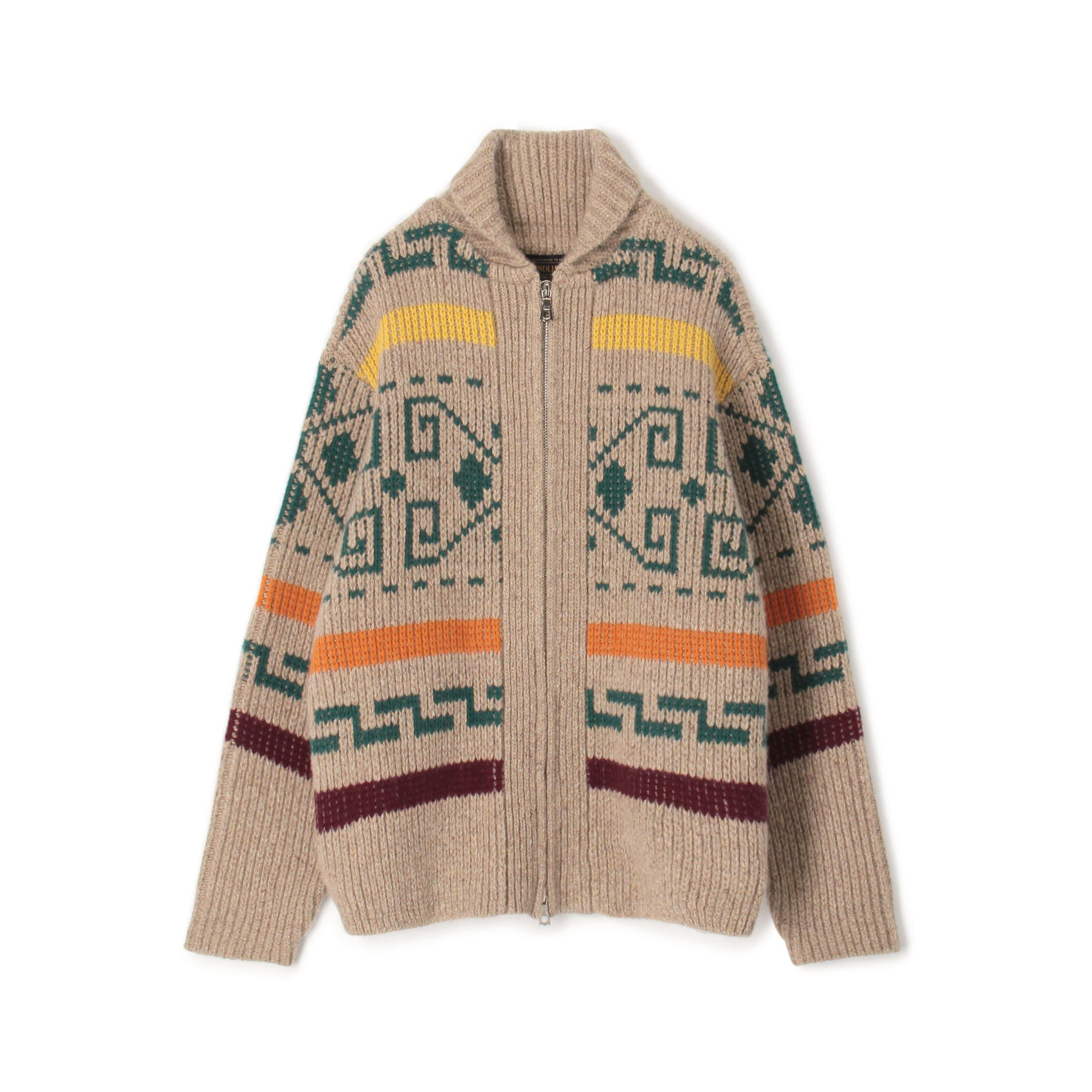 【WEB先行予約・別注】PENDLETON カシミヤ ショールカラー カウチンニット